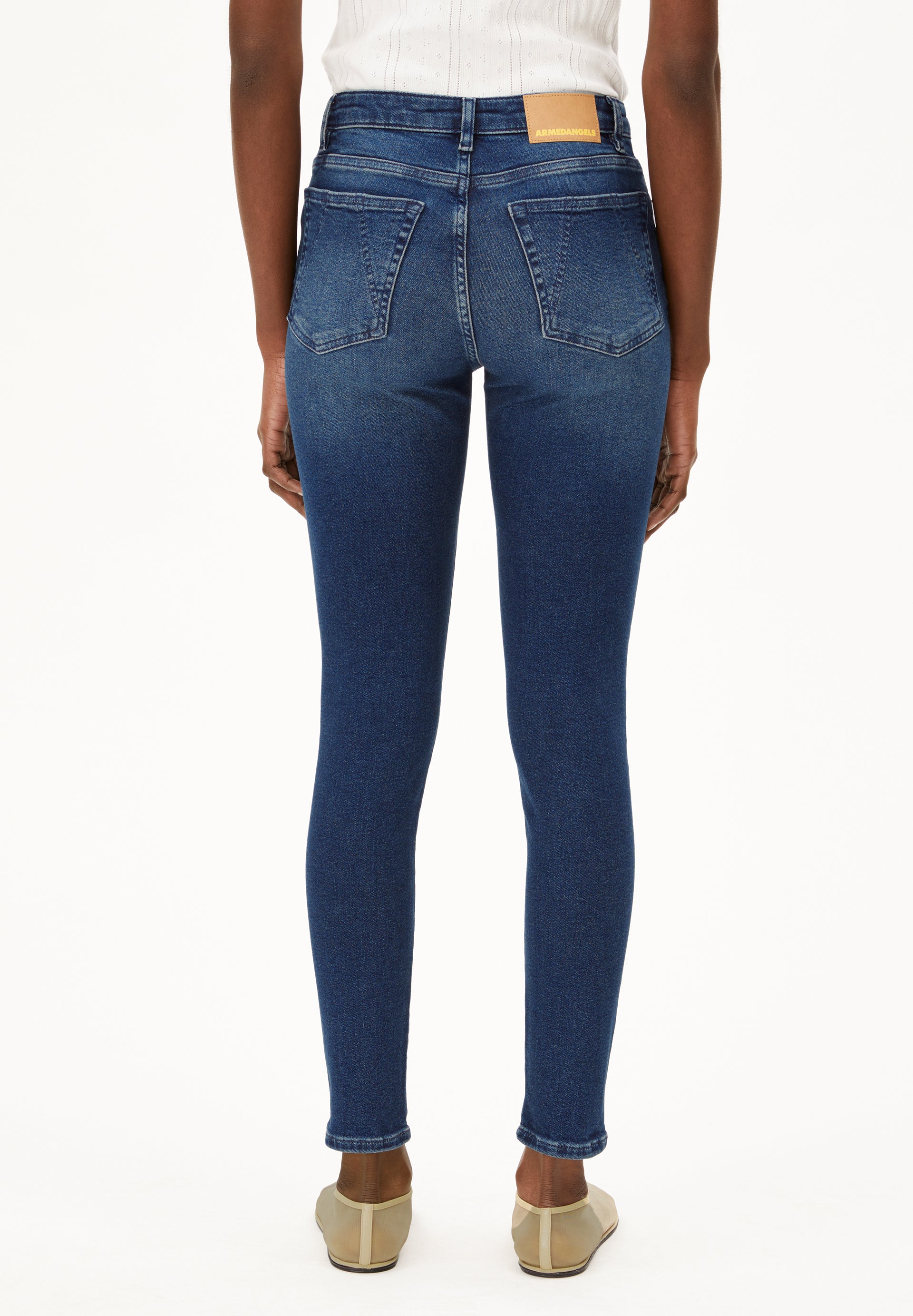 armedangels SKINNY JEANS TILLAA MID WAIST aus Bio-Baumwoll-Mix