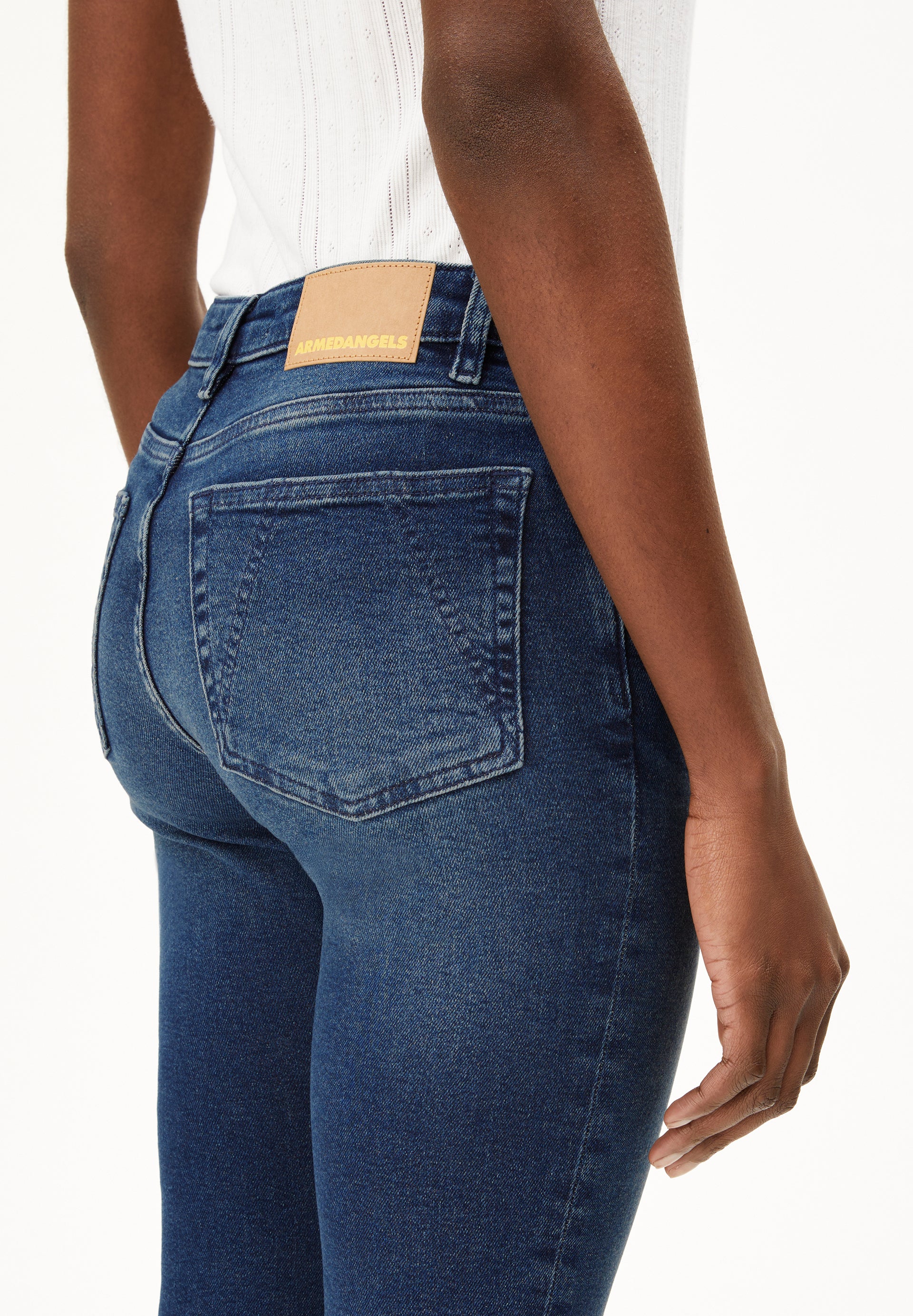 armedangels SKINNY JEANS TILLAA MID WAIST aus Bio-Baumwoll-Mix