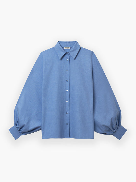 SoSue Antonia Slim Flanell Bluse