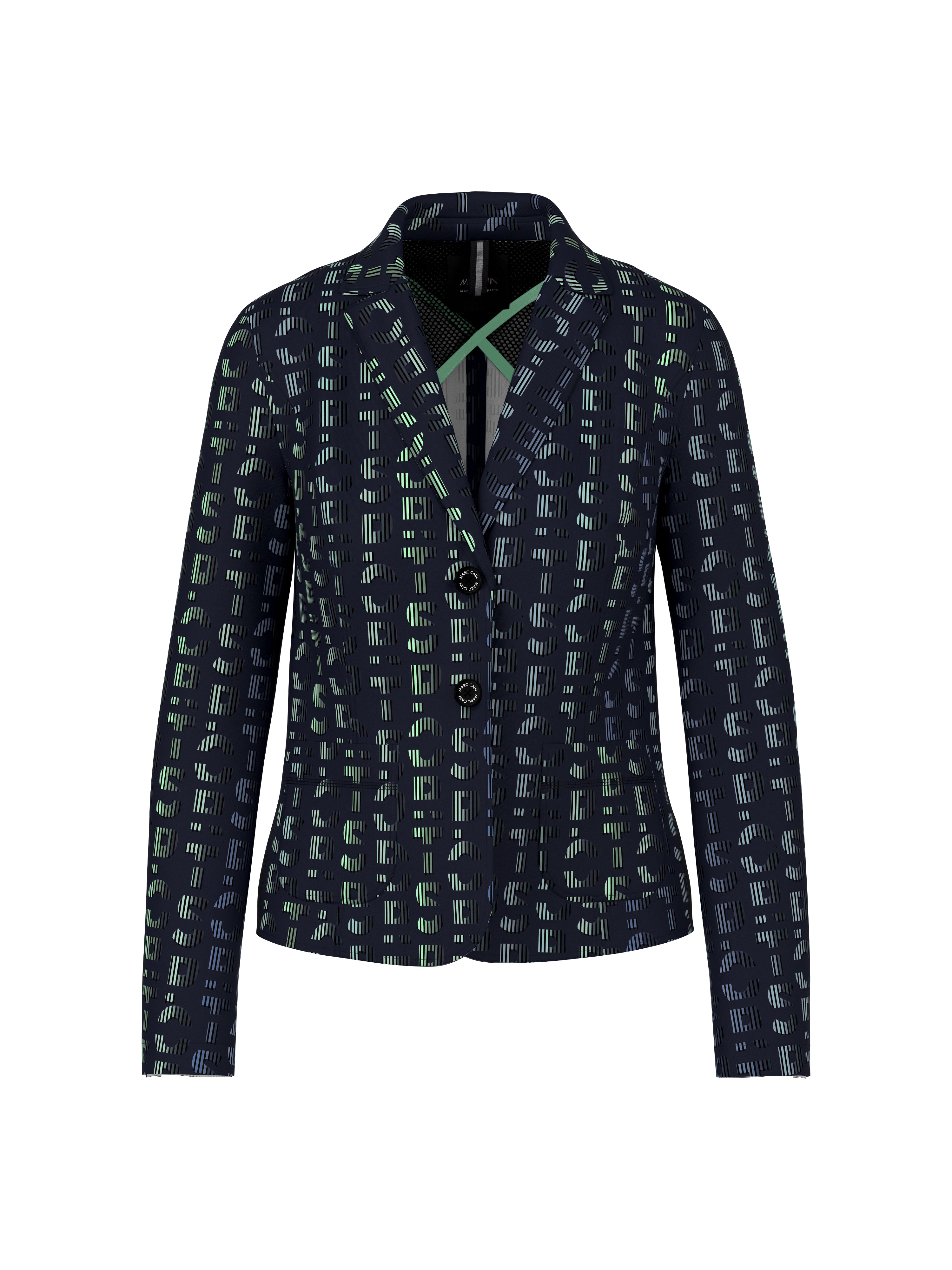 Marc Cain Jersey Blazer mit Print
