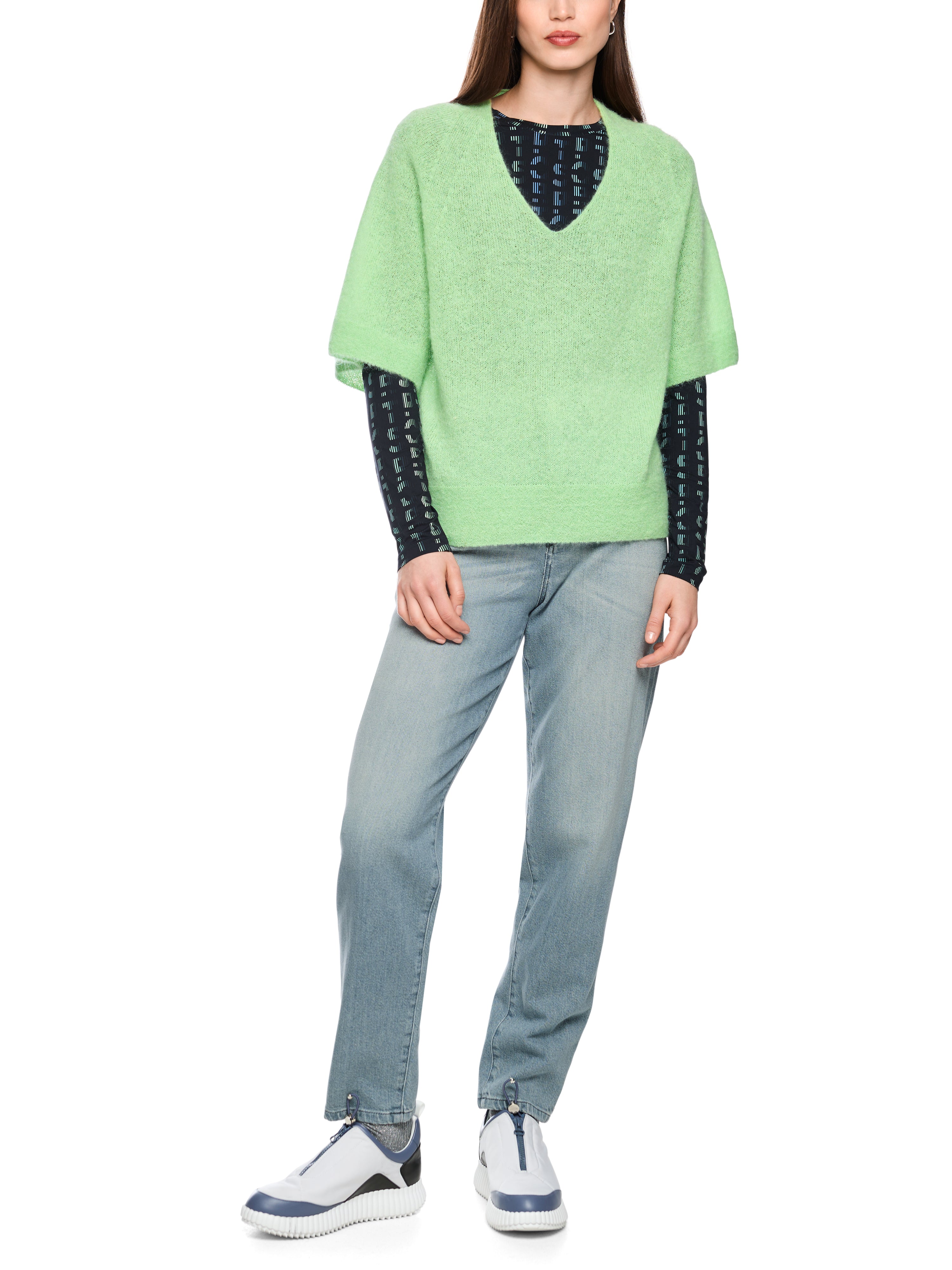 Marc Cain Kurzarm-Pullover Knitted in Germany