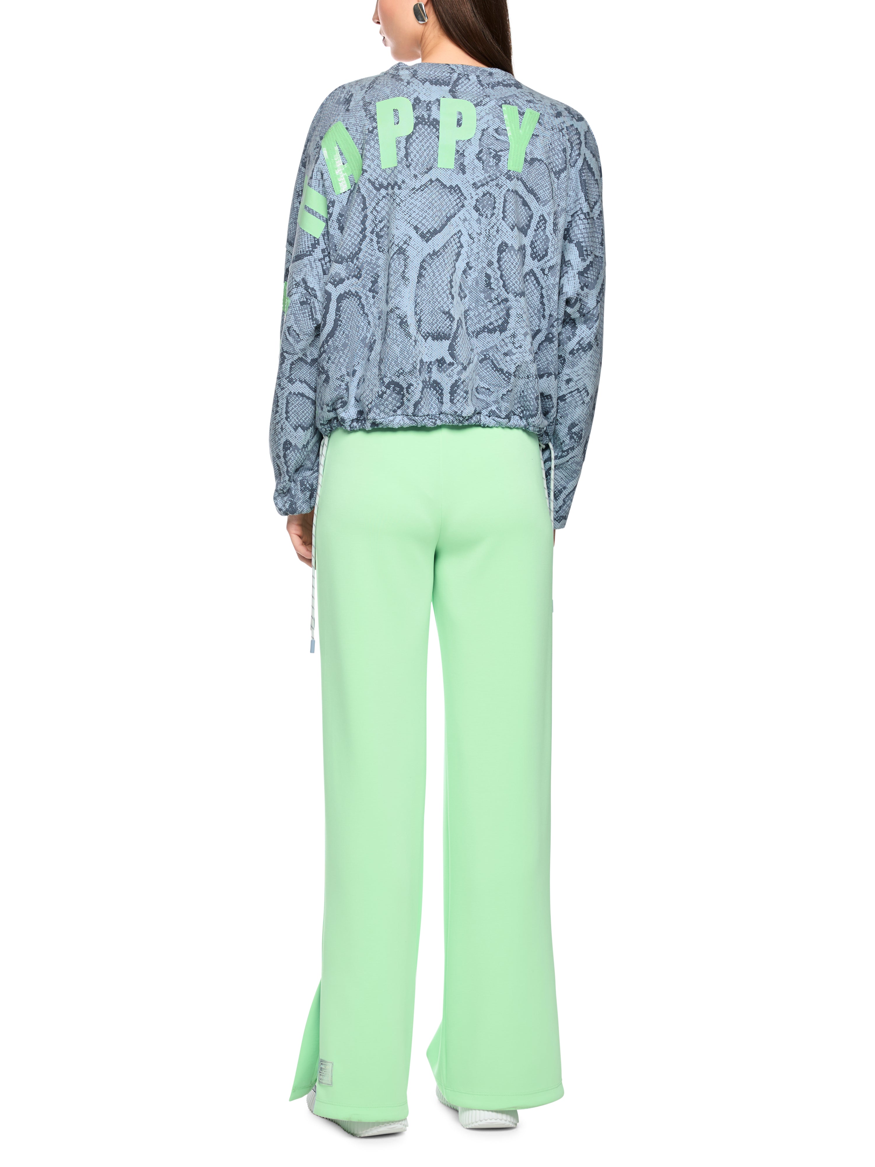 Marc Cain Sweatshirt mit Animal Print