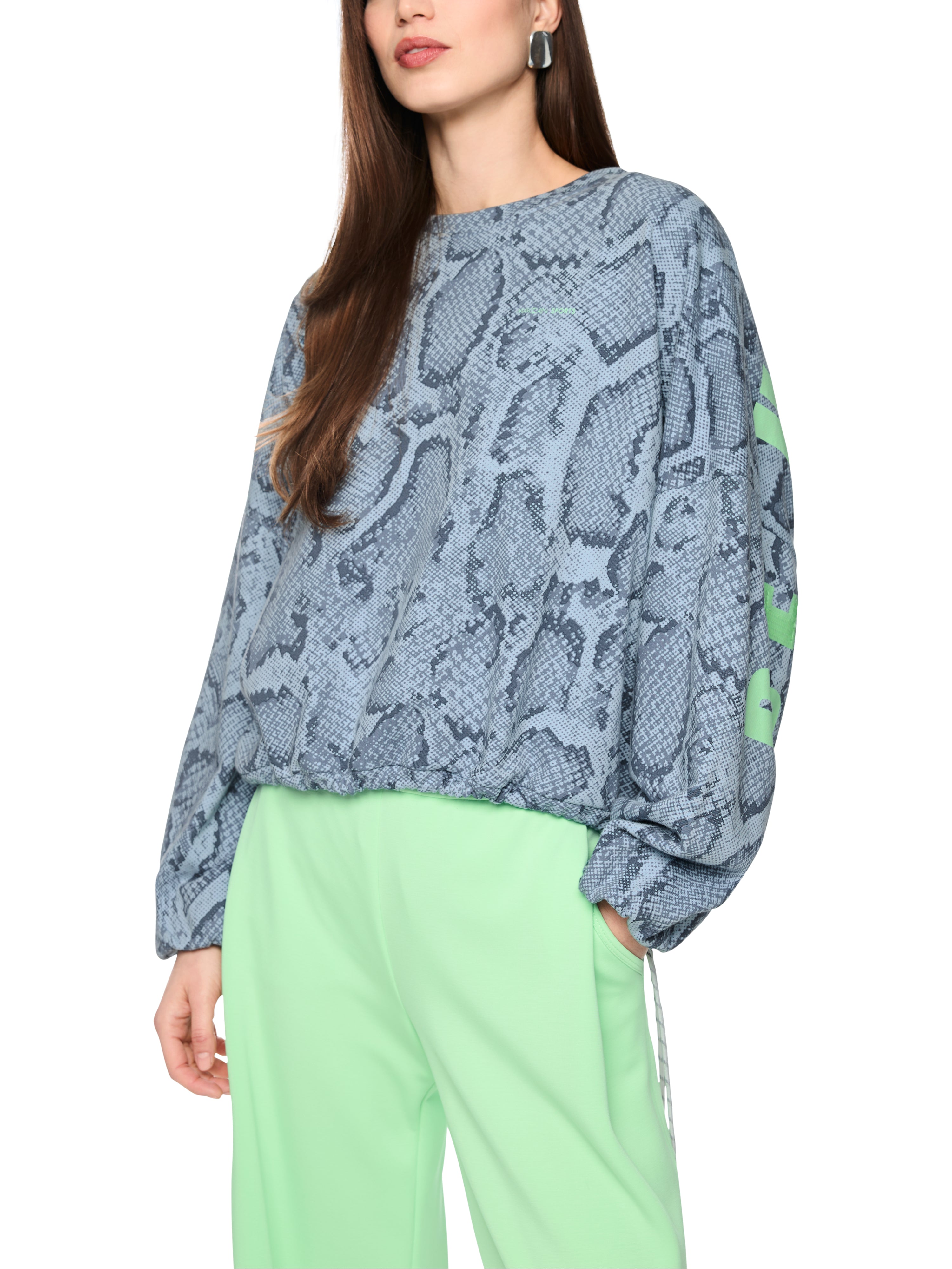 Marc Cain Sweatshirt mit Animal Print