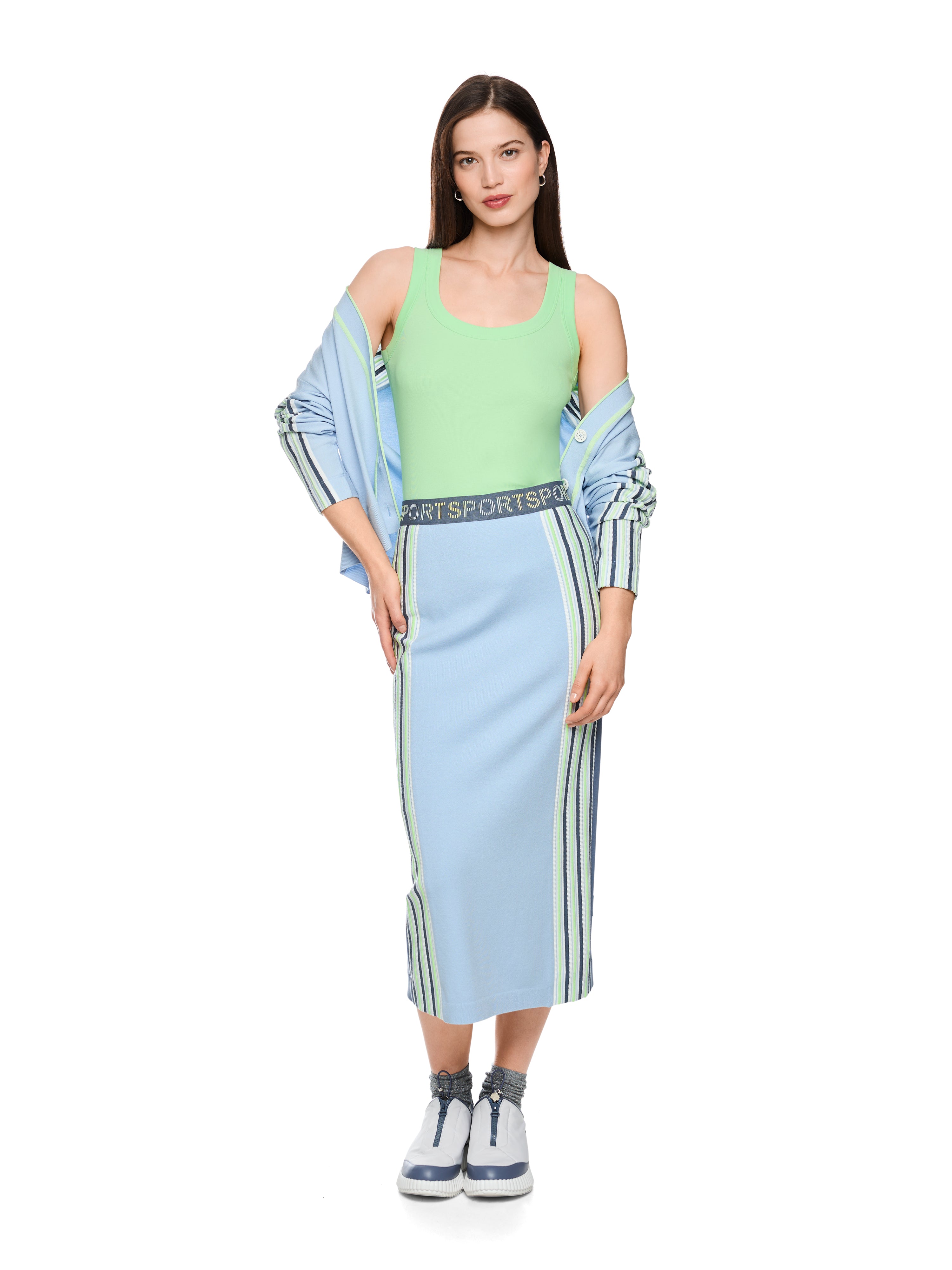 Marc Cain Basic Top aus Baumwollstretch