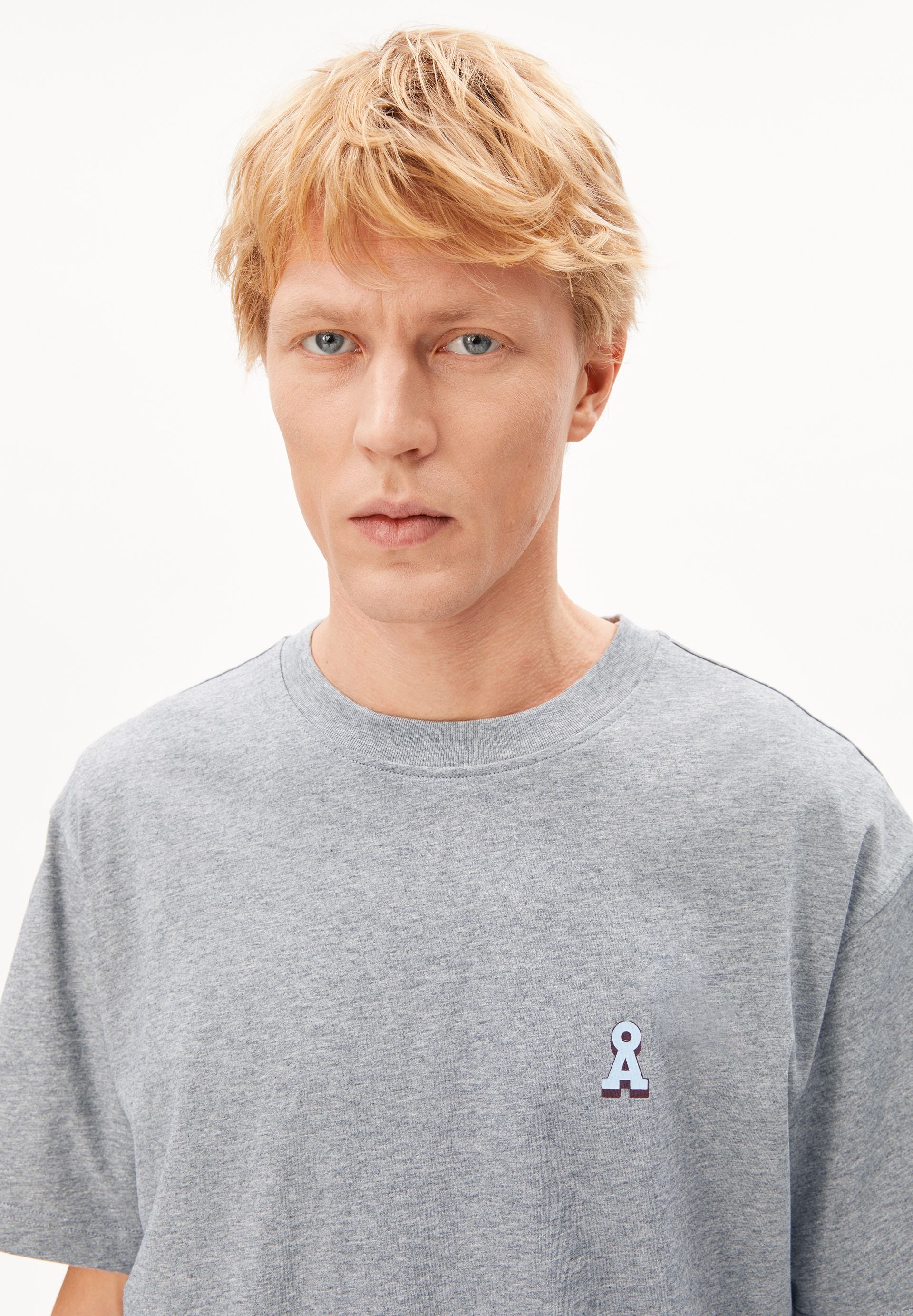 armedangels Melange T-Shirt ICONIC Å MAARKOS aus Bio-Baumwolle