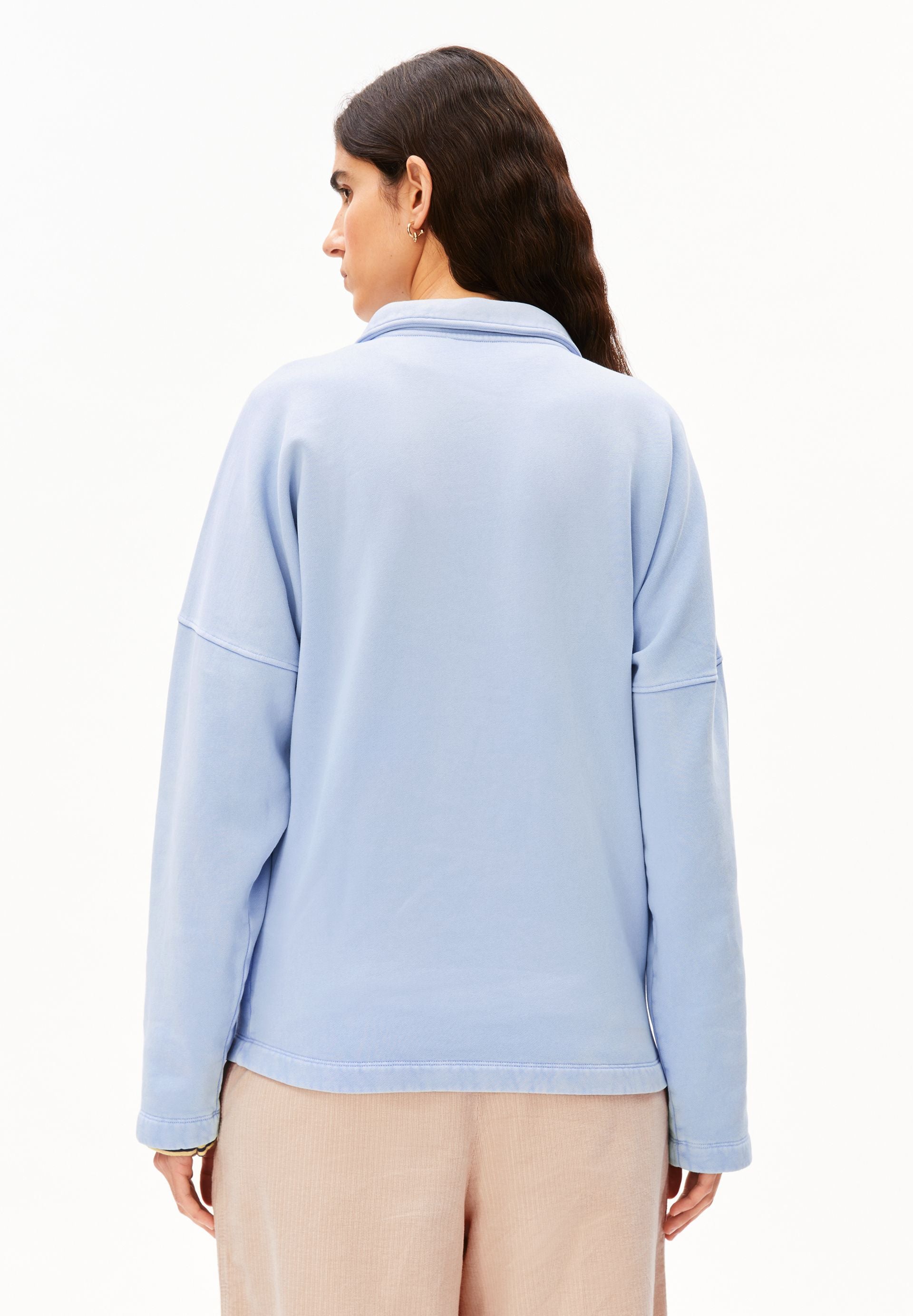 armedangels POLO-SWEATSHIRT aus Bio-Baumwolle