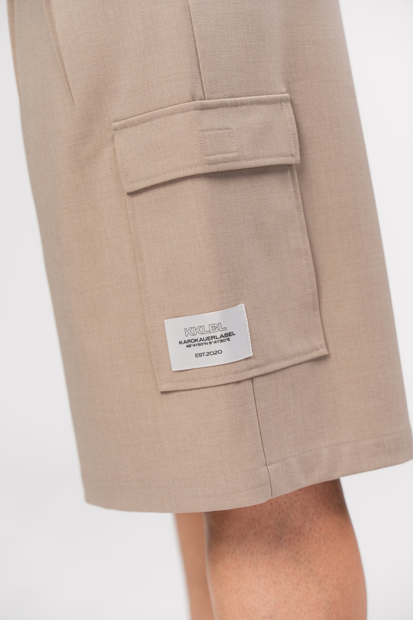 Karo Kauer Bermuda Shorts Beige