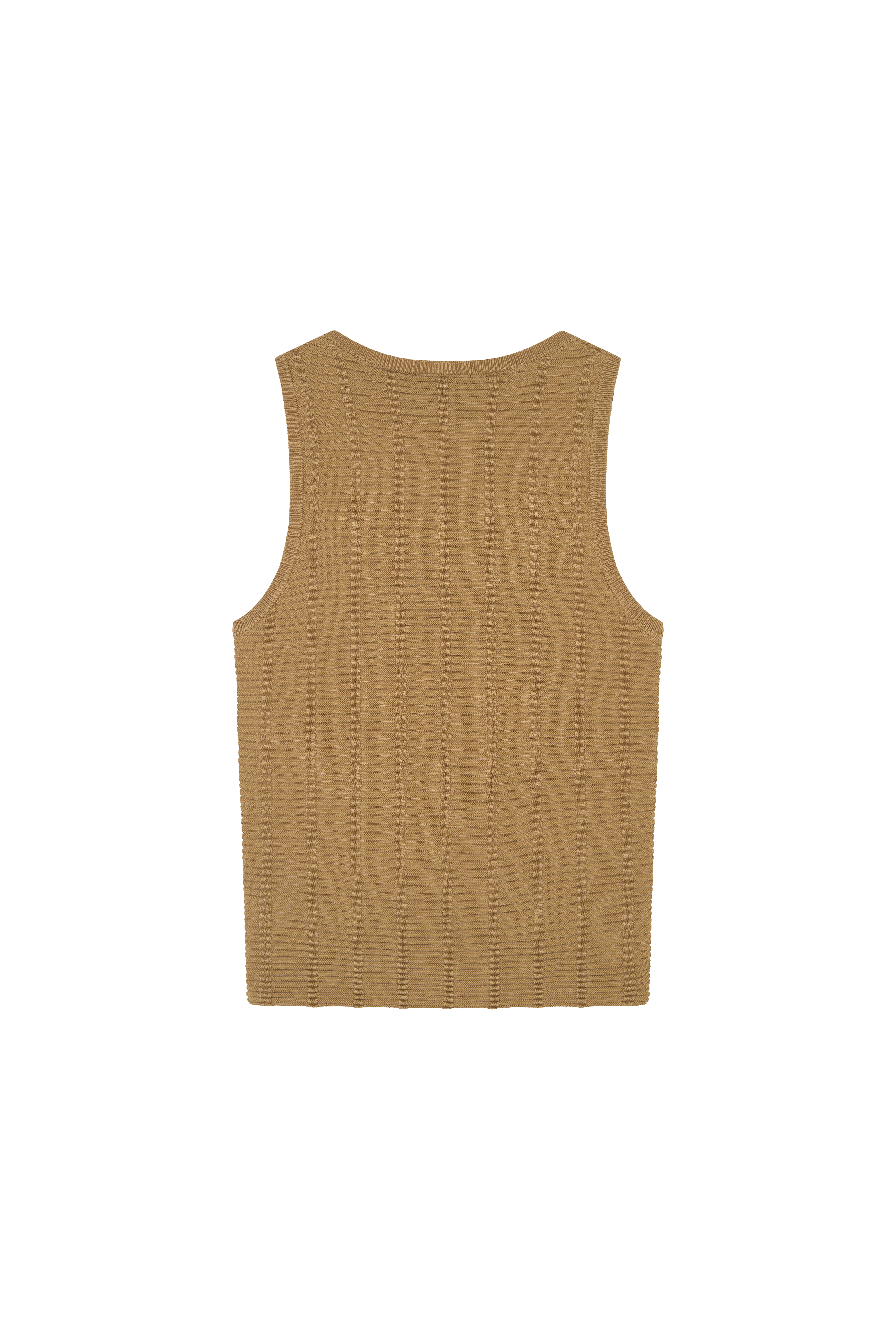 Karo Kauer Knit Top Warm Beige