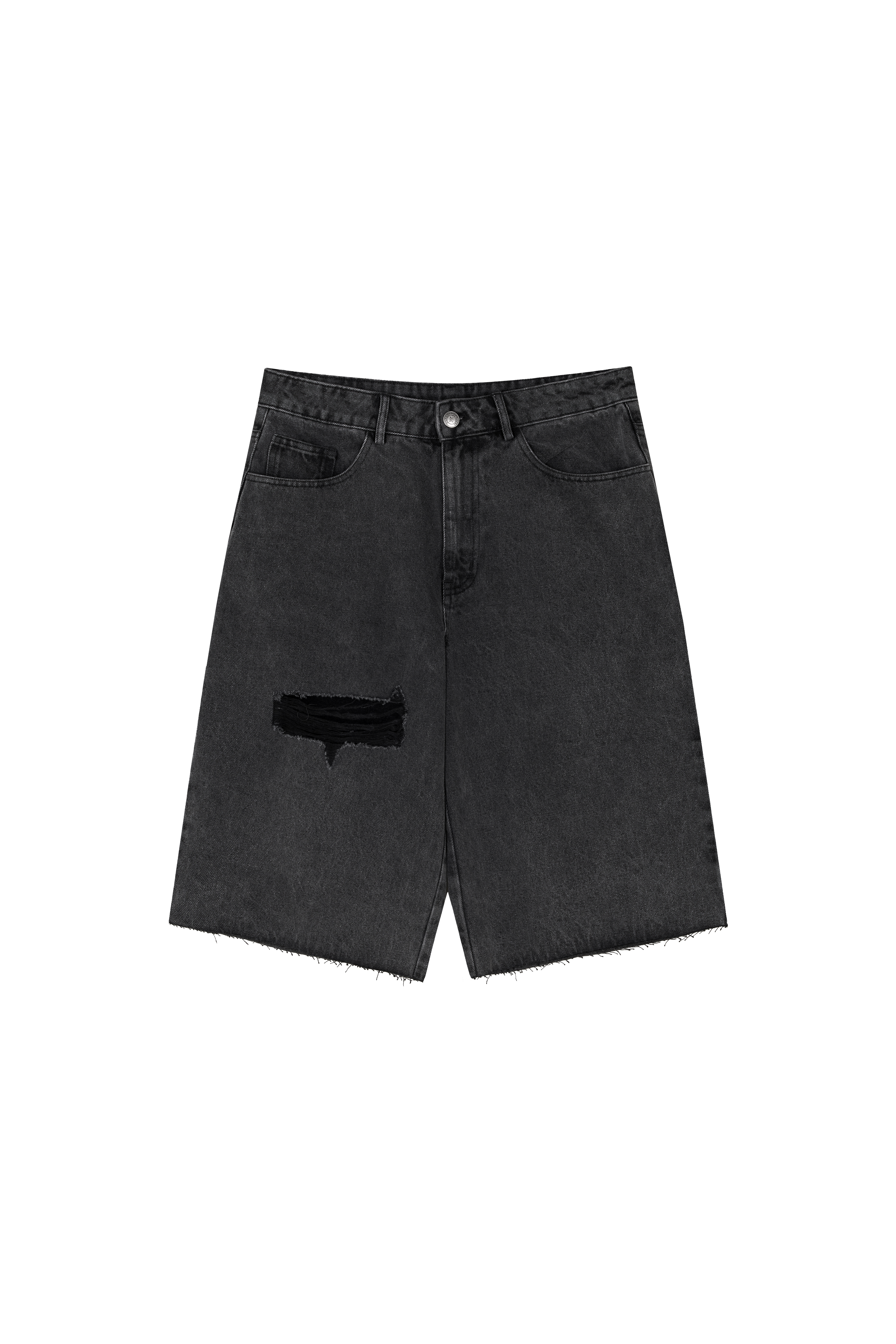 Karo Kauer Denim Shorts Black