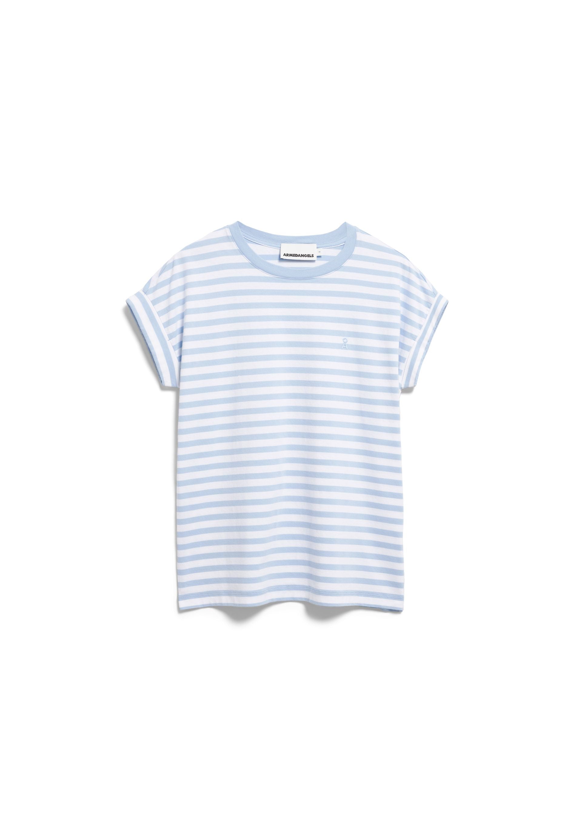 armedangels Gestreiftes T-Shirt IDAARA aus Bio-Baumwolle