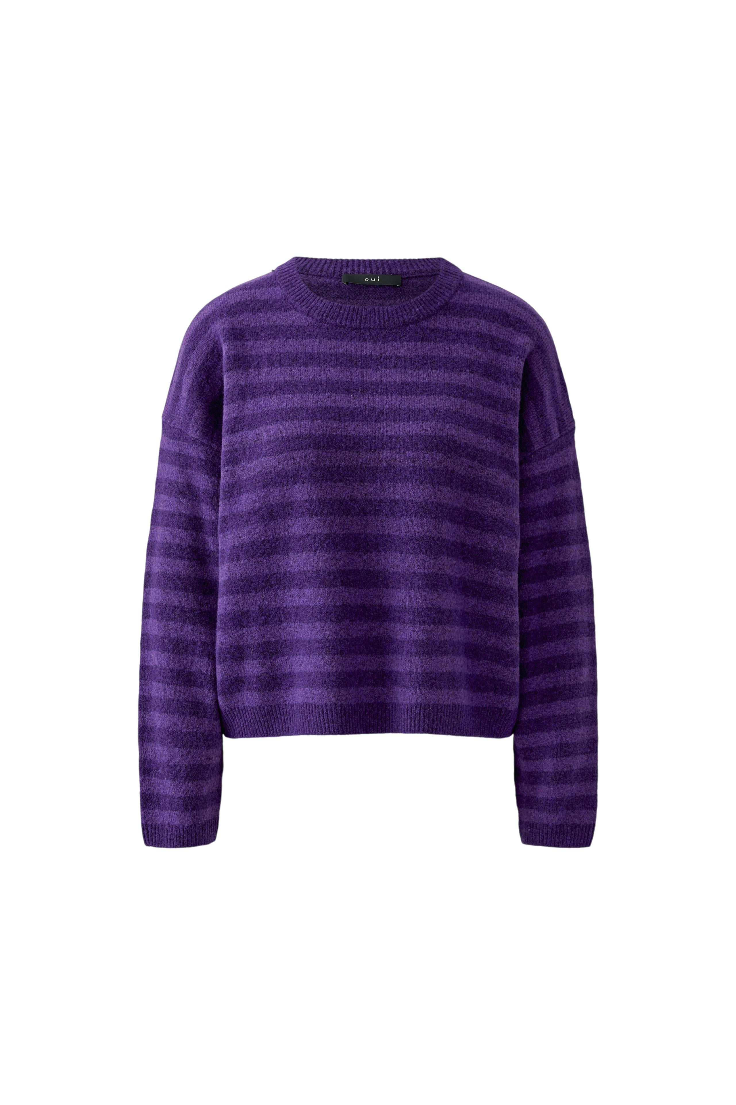 OUI Streifenpullover oversized und cropped