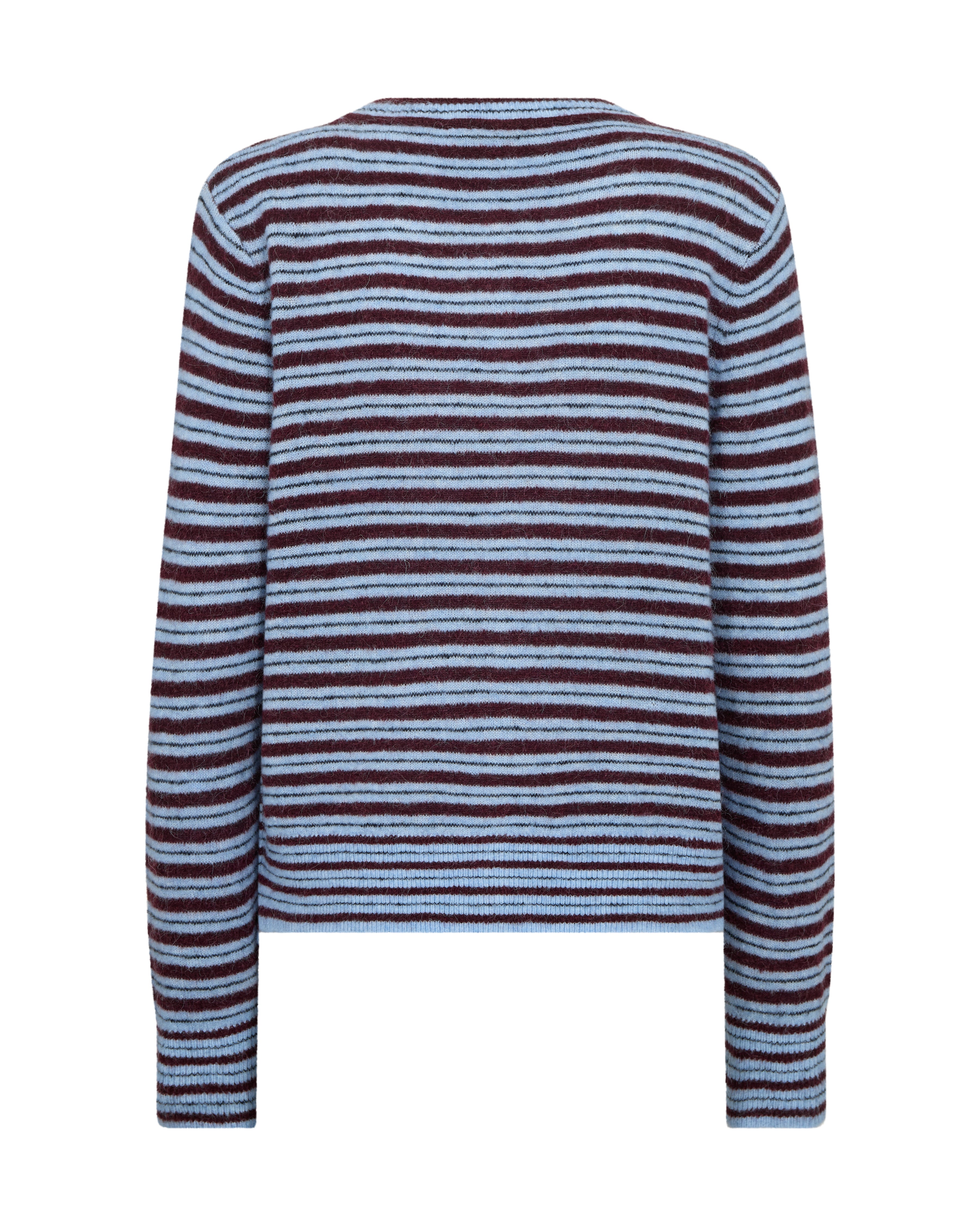 MOS MOSH Gestreifter Strickcardigan MMMilvi
