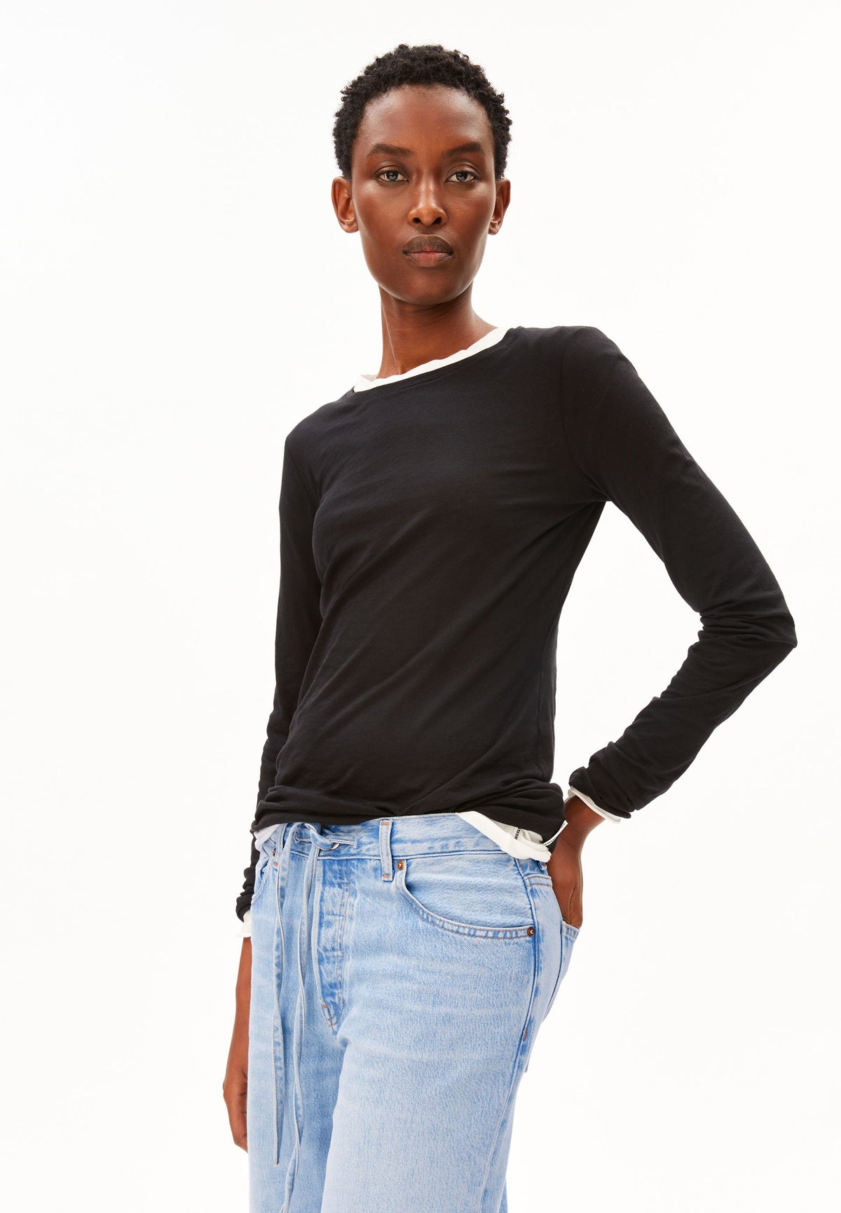 Armedangels Longsleeve aus Bio-Baumwolle  EINIAARA SOFT