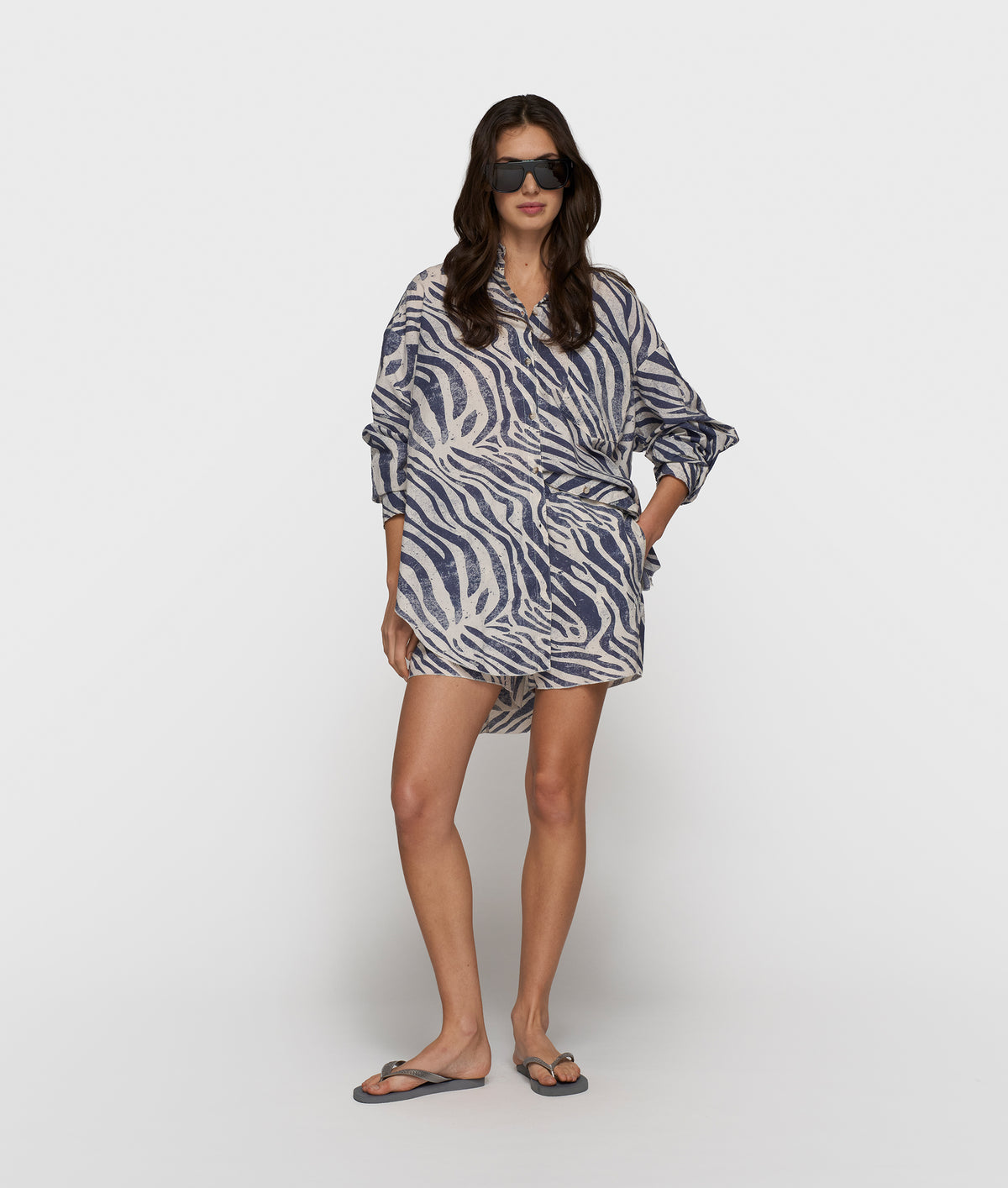 10Days Oversized Bluse zebra voile