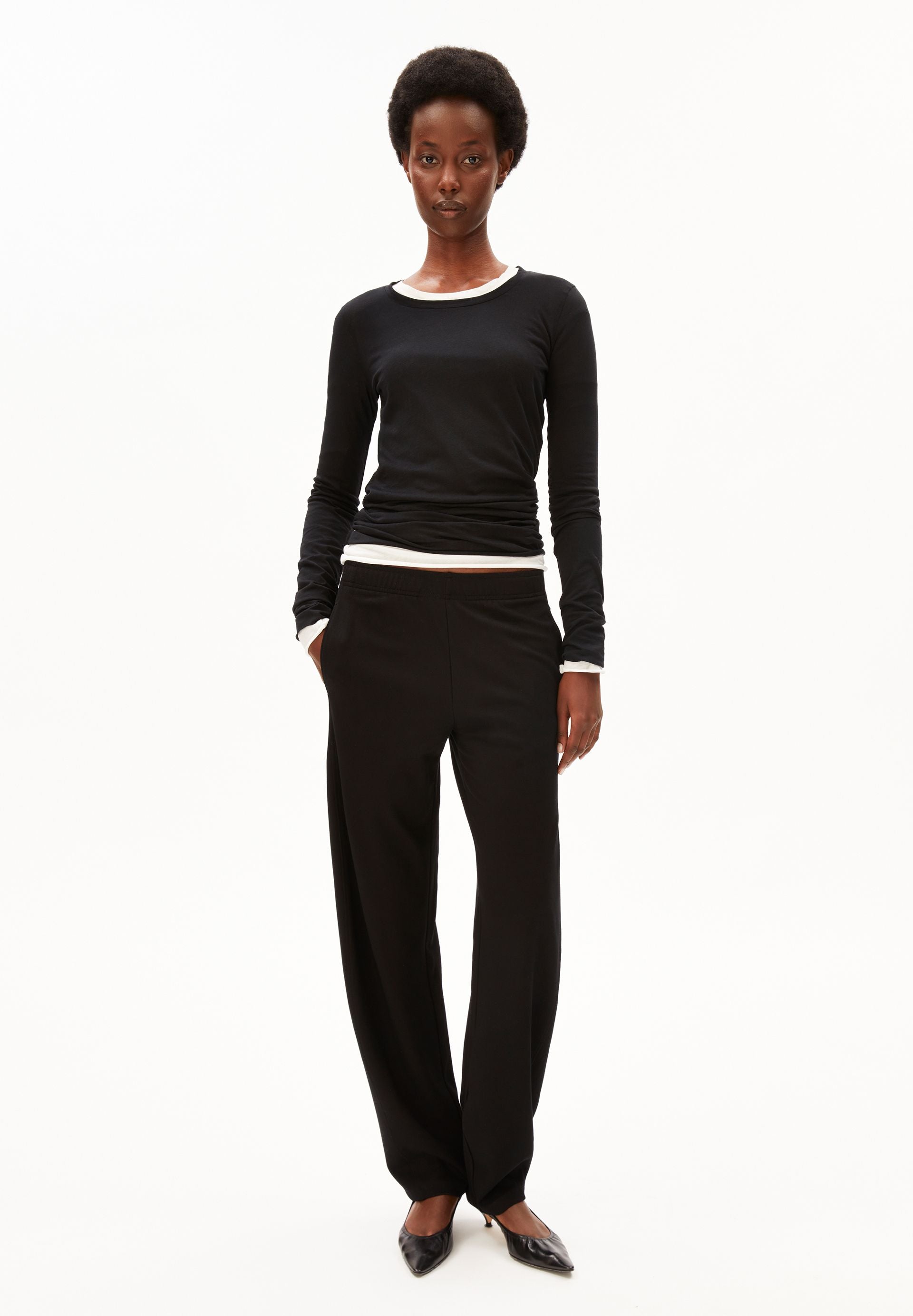 armedangels BASIC JERSEY BARREL PANT