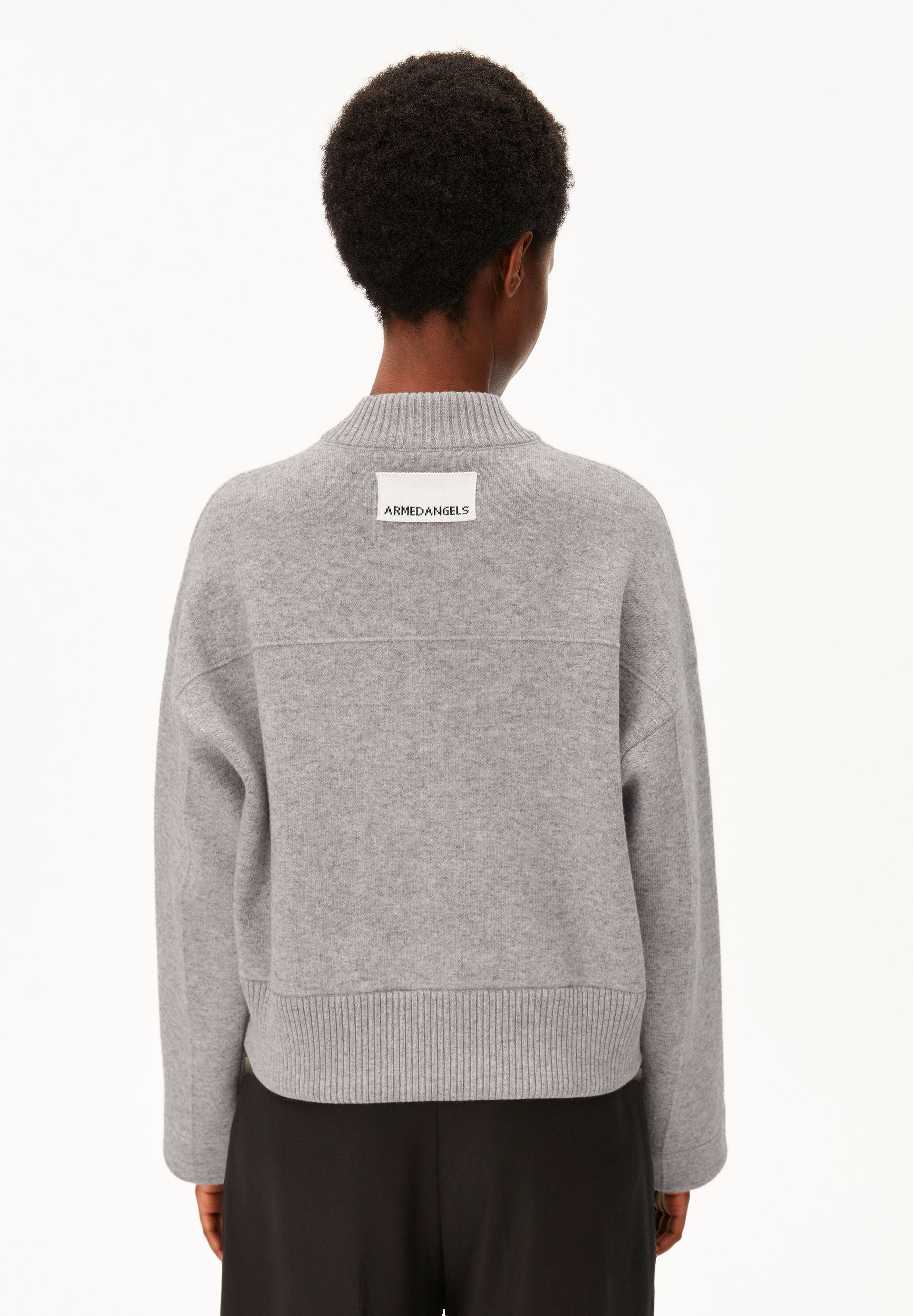 armedangels Jacke COTTON-WOOL BOMBER KNIT JACKET
