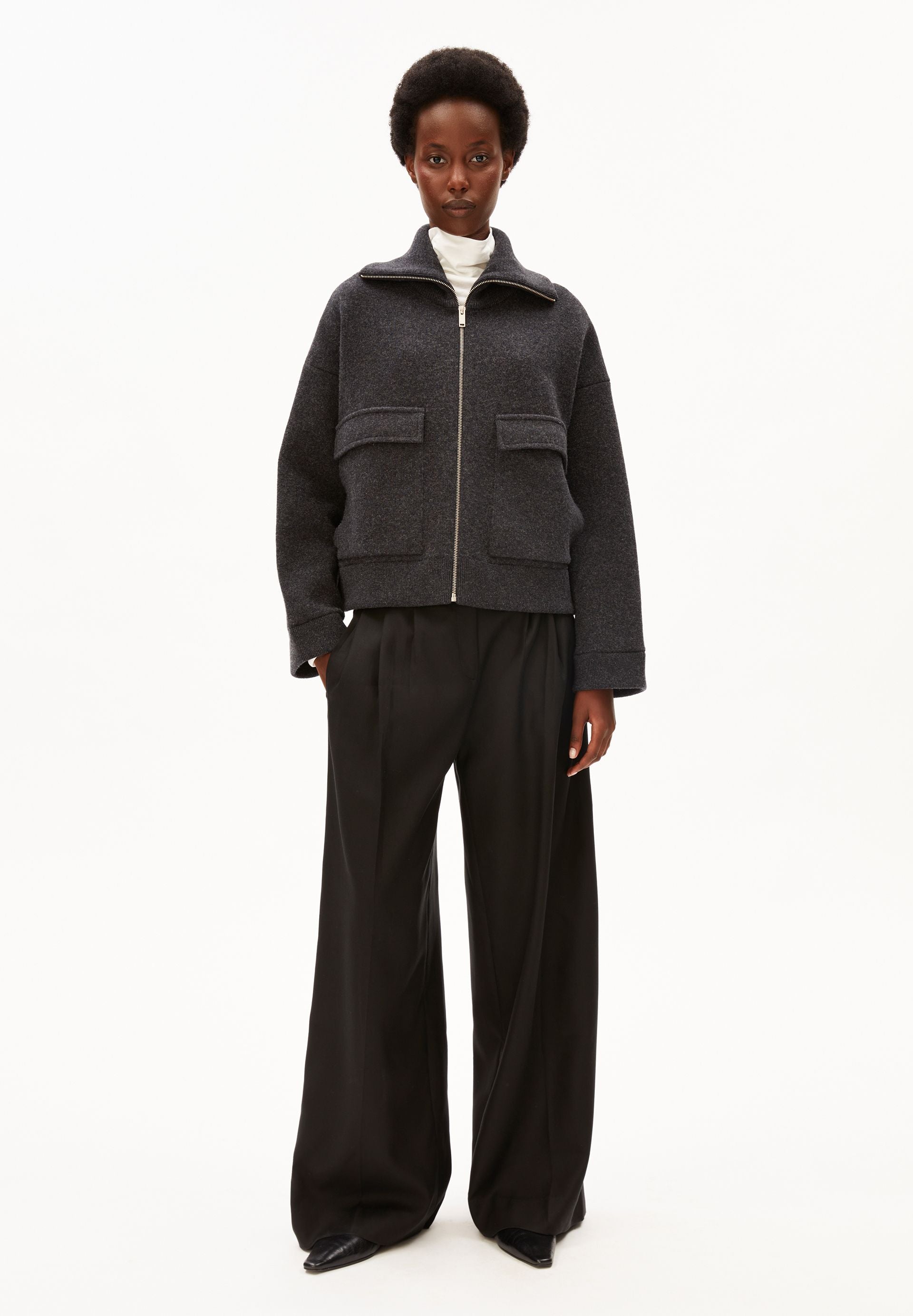 armedangels Jacke COTTON-WOOL KNIT JACKET