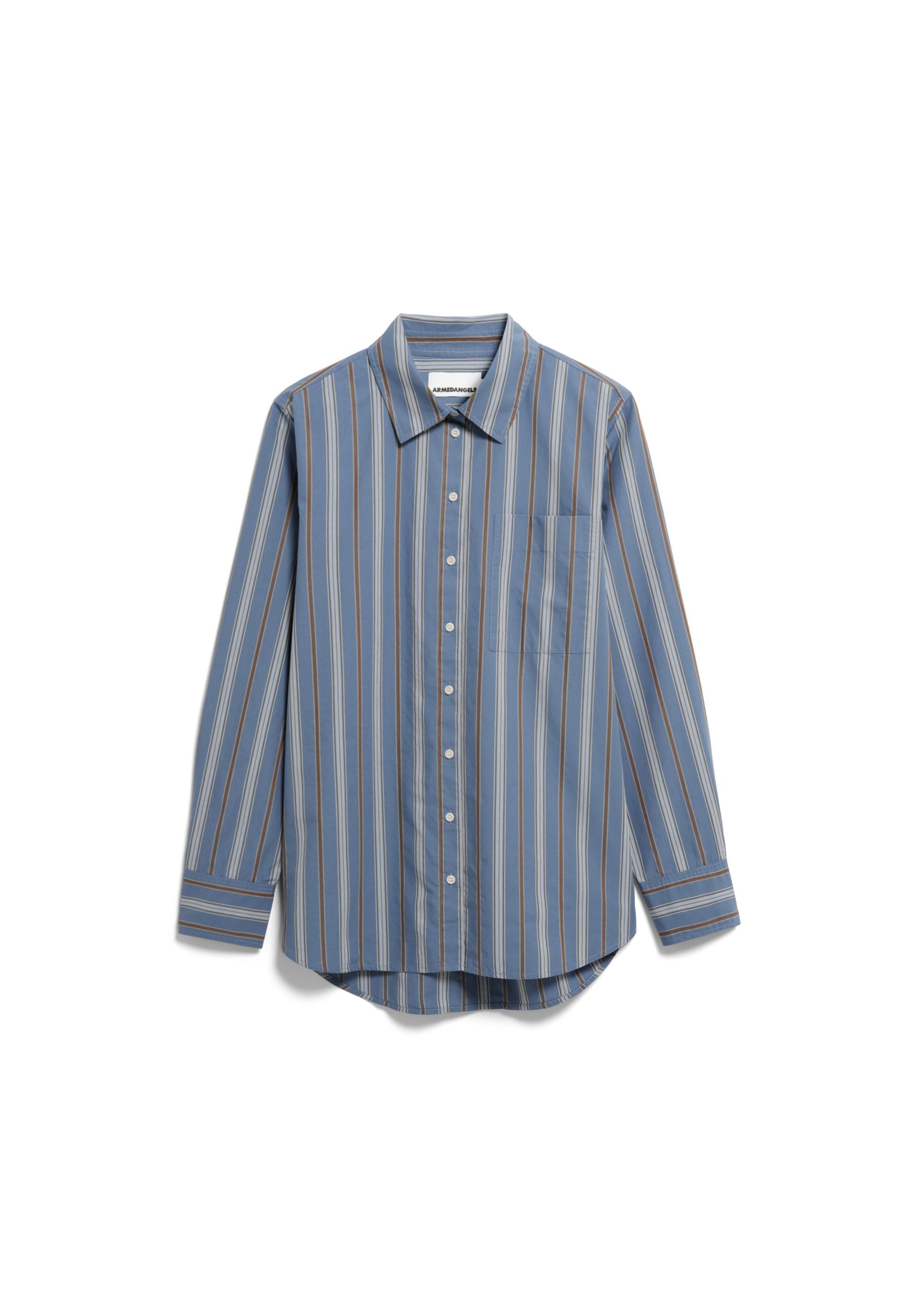 armedangels Bluse STRIPE LOOSE SHIRT BLOUSE