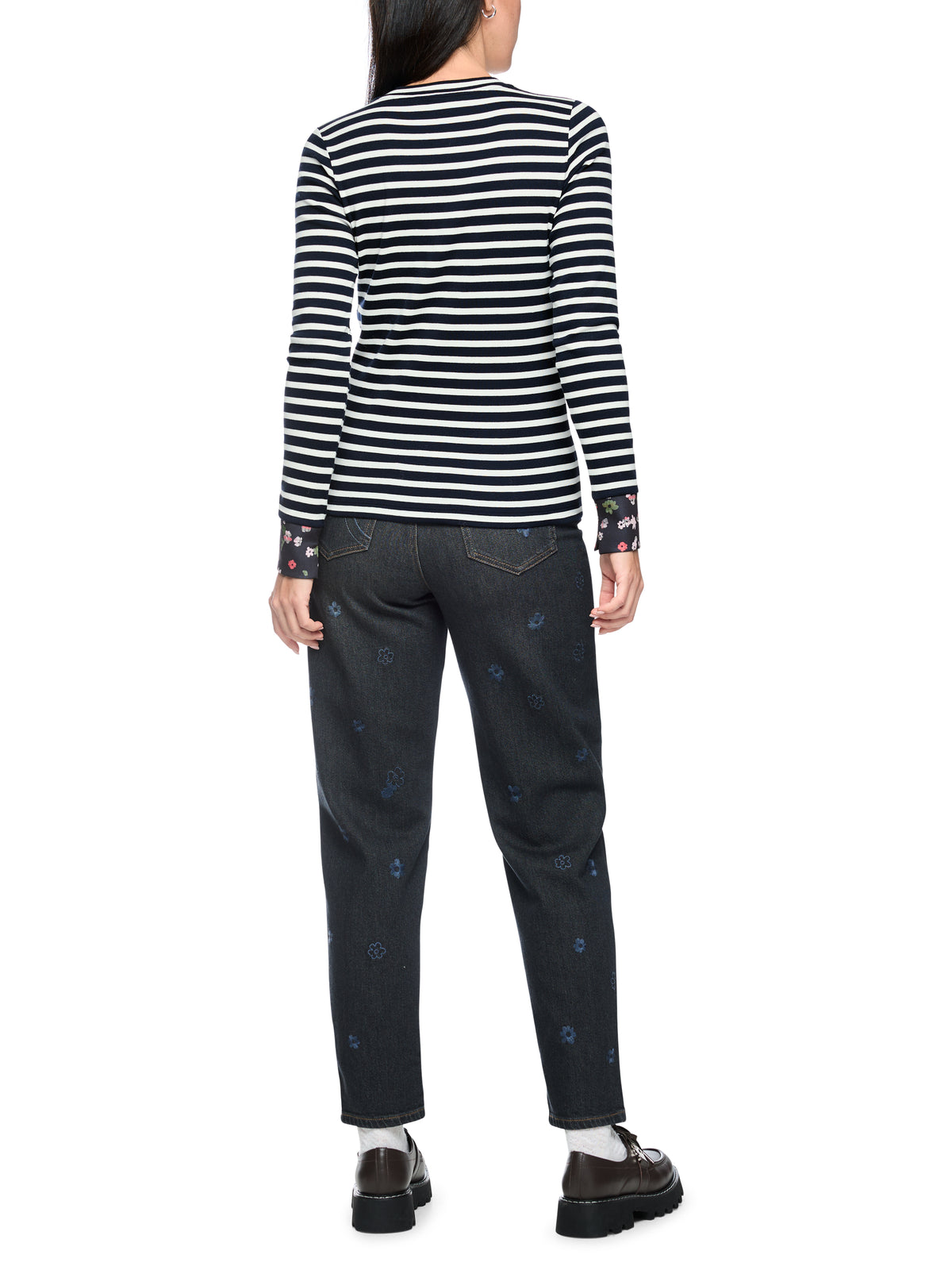 Marc Cain Langarm-Shirt in Streifenoptik