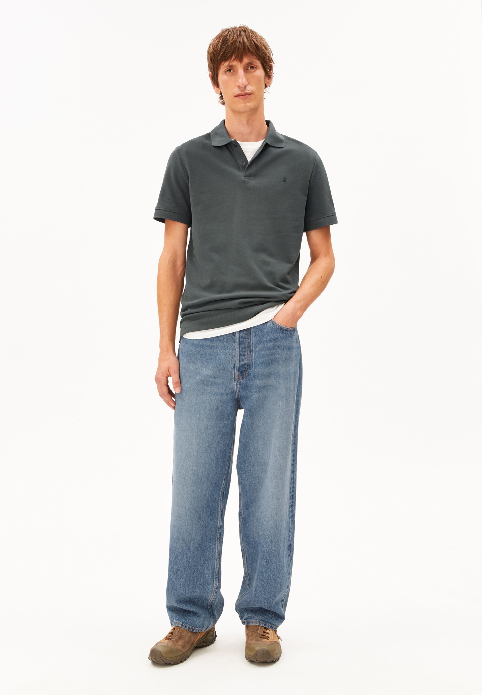 armedangels POLOSHIRT MAARIO aus Bio-Baumwolle