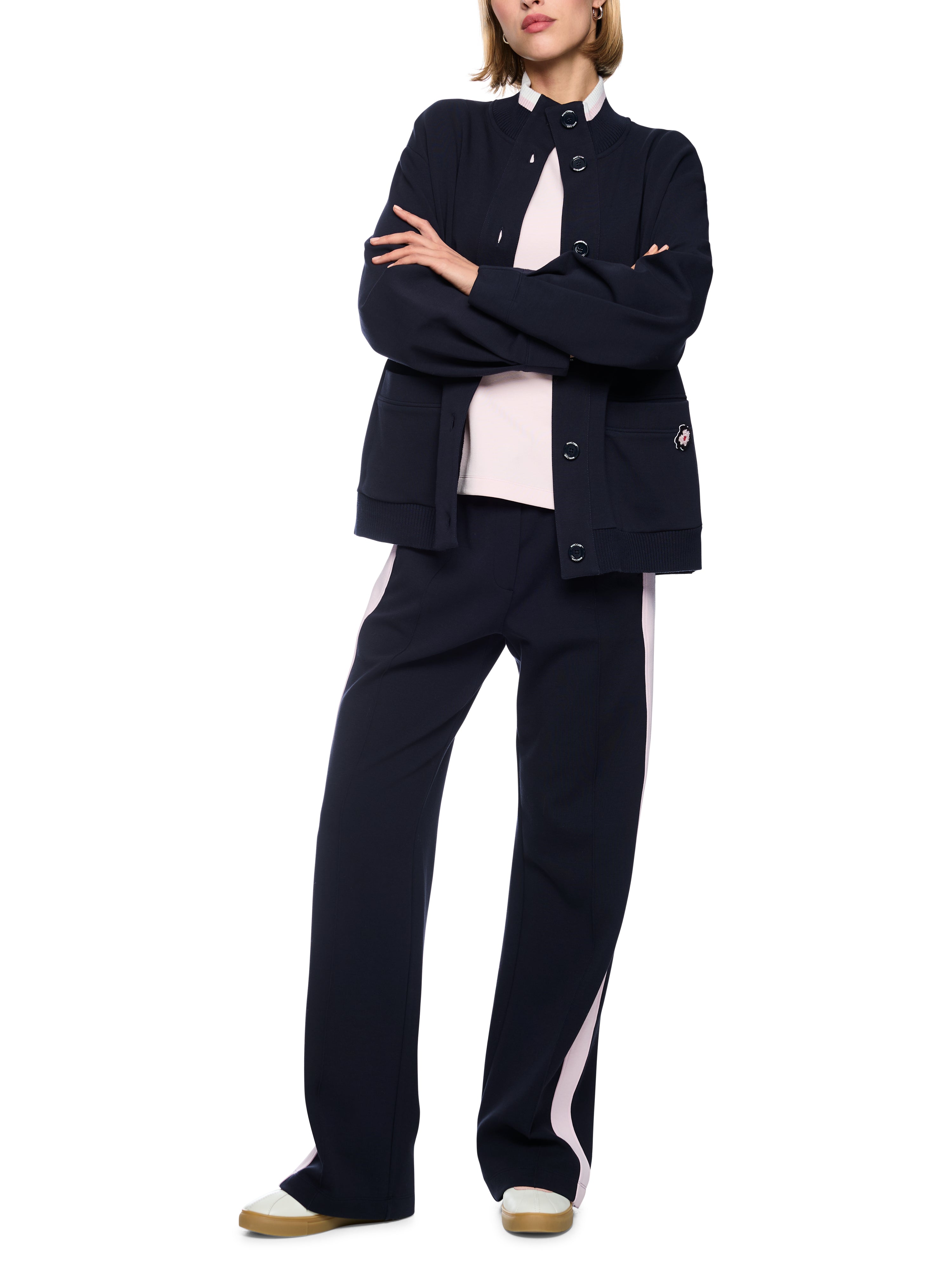 Jacke mit Strickdetails