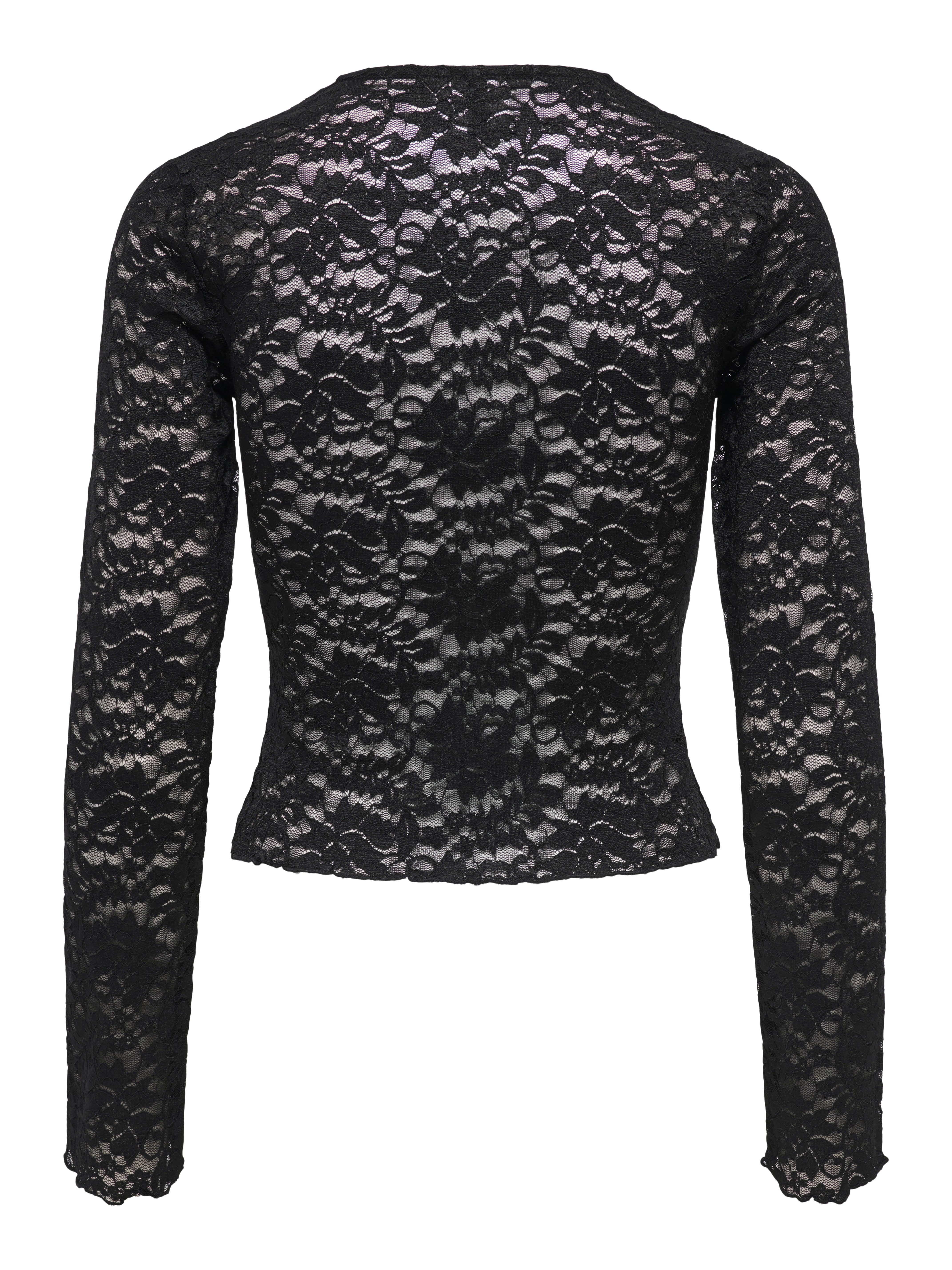 ONLNIKKA L/S LACE TOP JRS NOOS