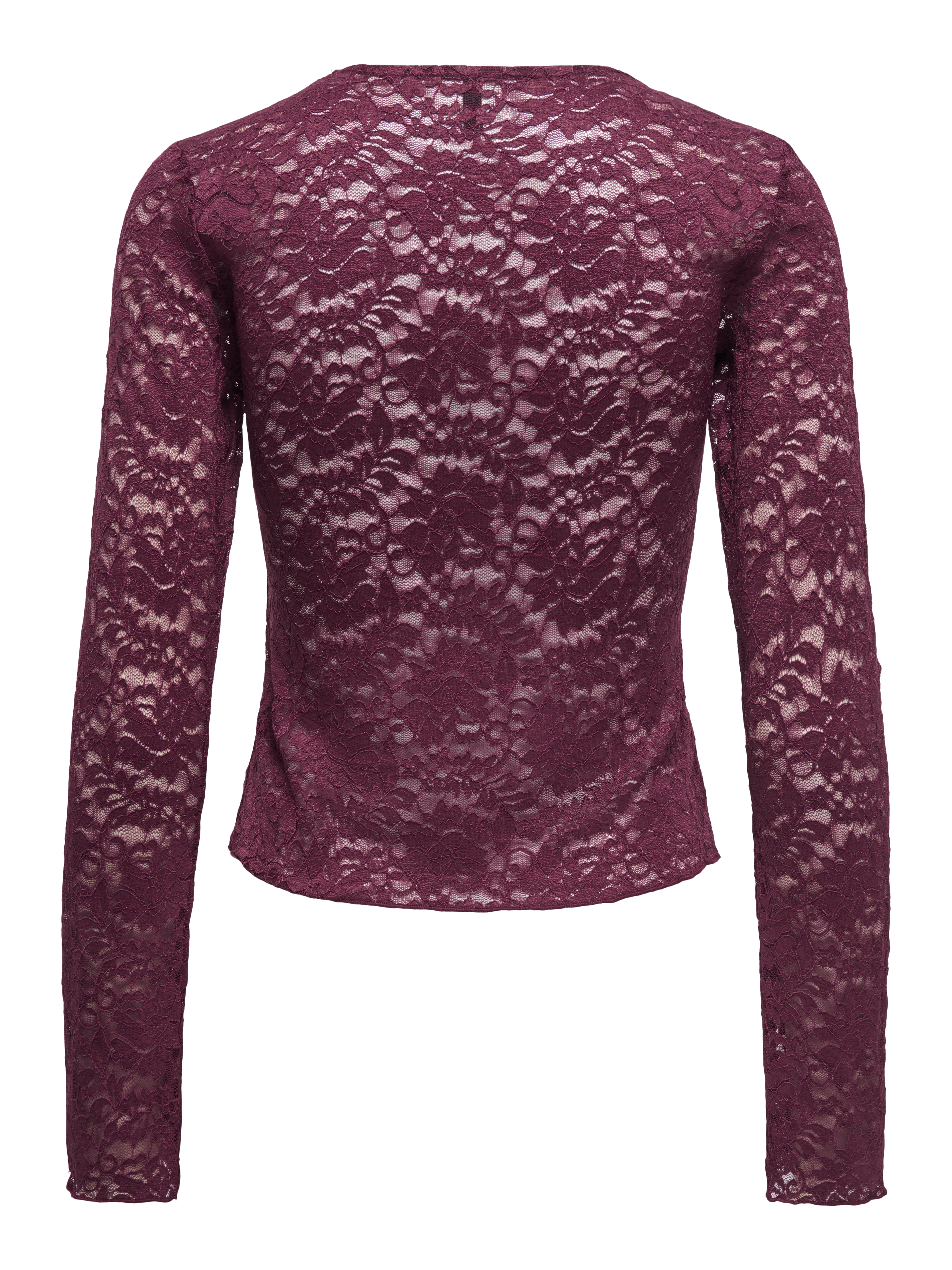 ONLNIKKA L/S LACE TOP JRS NOOS
