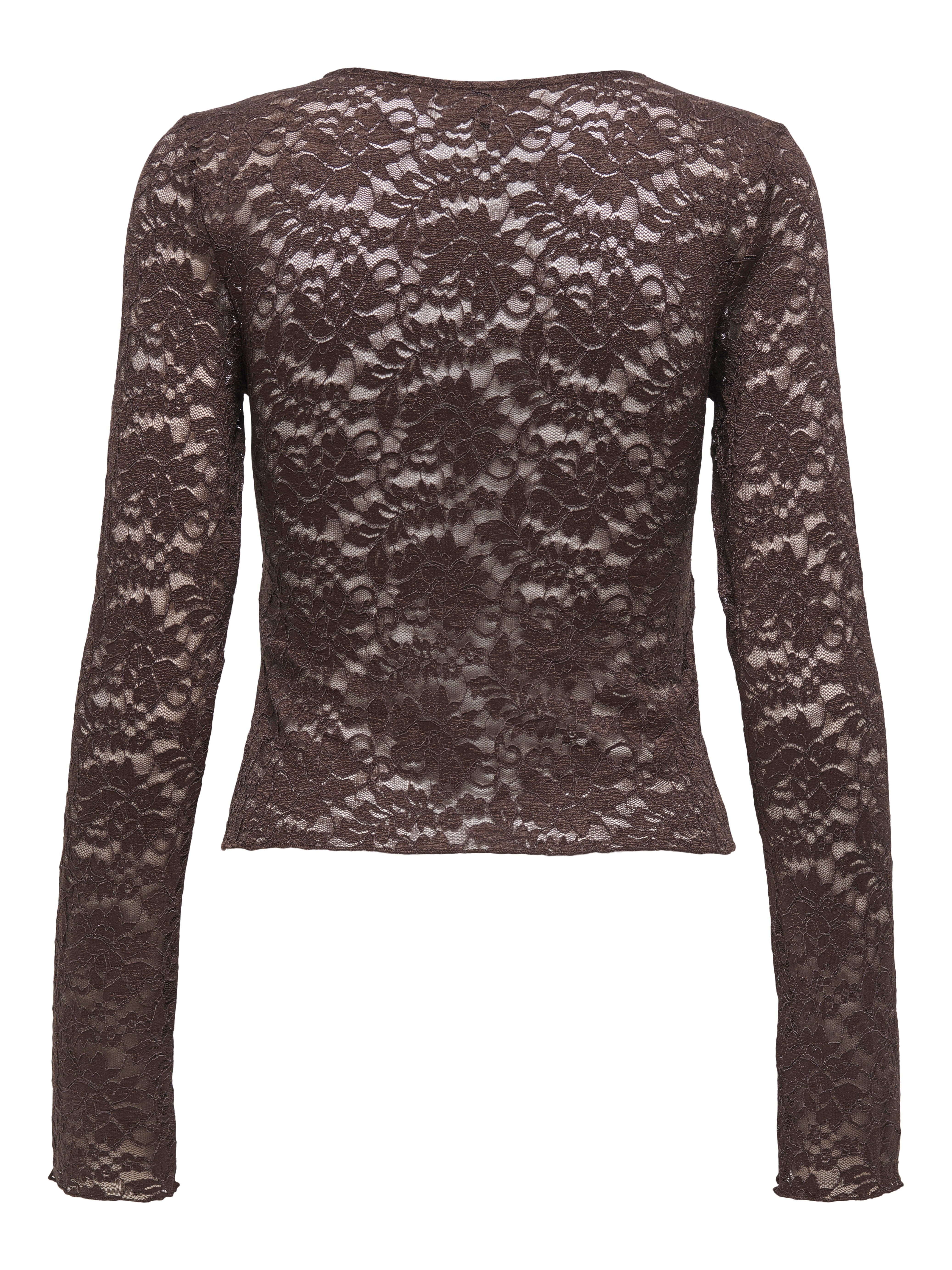 ONLNIKKA L/S LACE TOP JRS NOOS