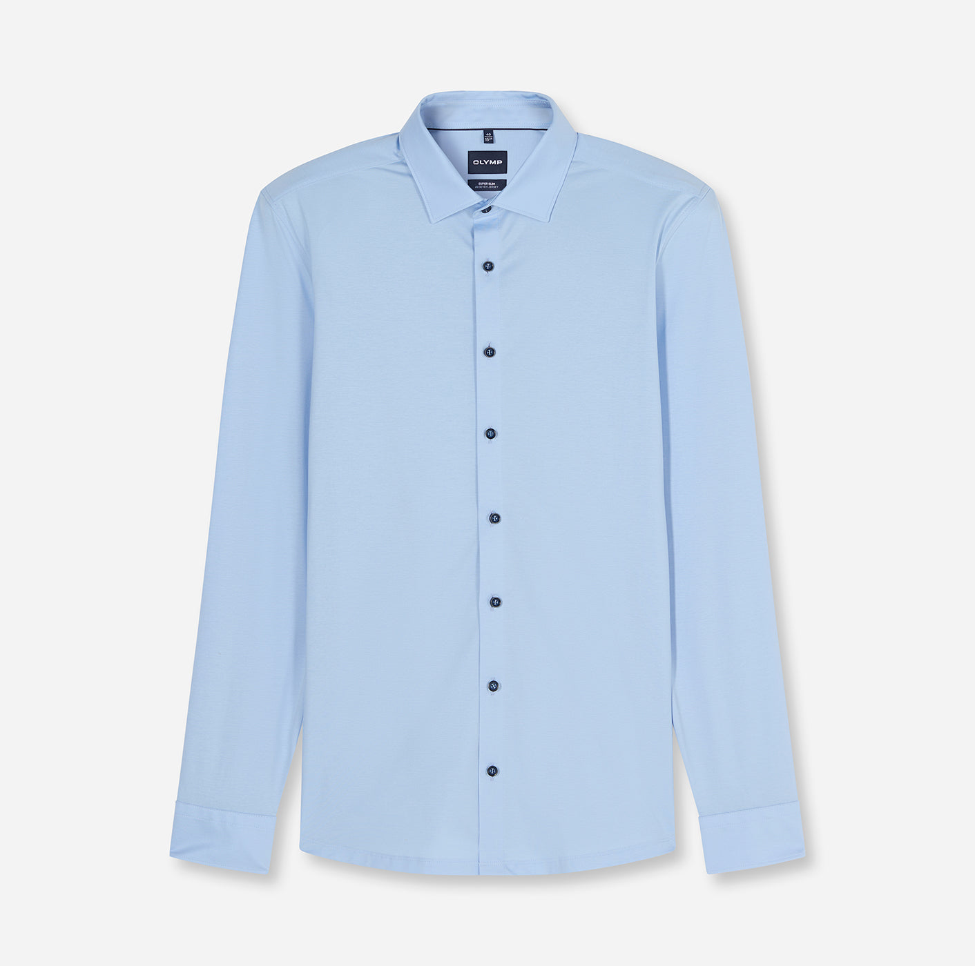 OLYMP Businesshemd No. Six 24/Seven, Super Slim, Hellblau