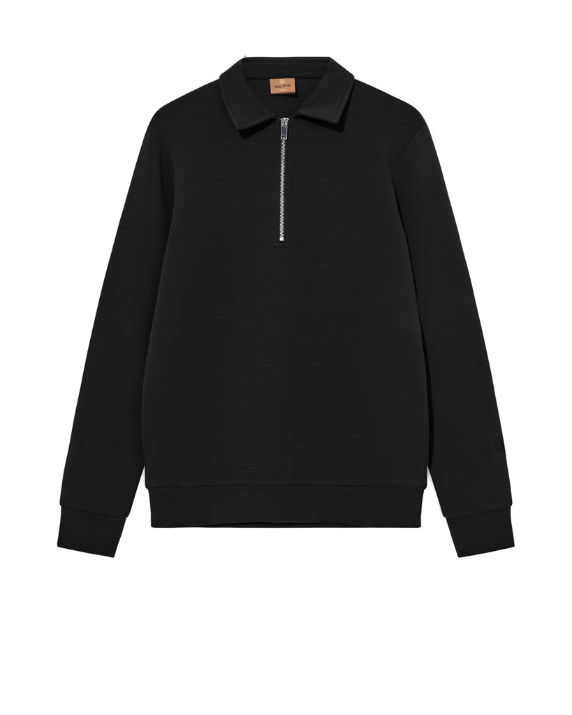 MOS MOSH Abel Zip Polo Sweat