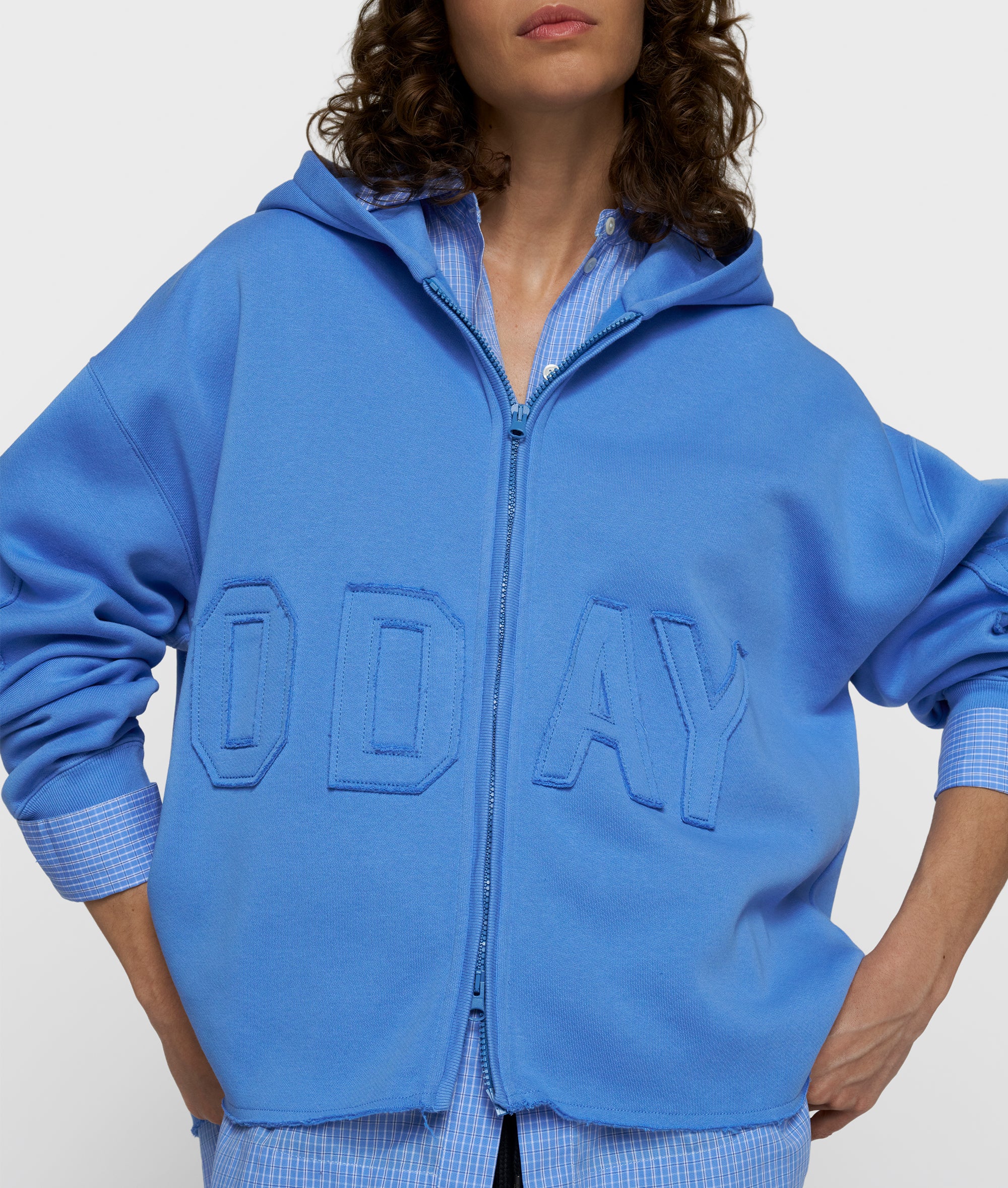 Statement Zip Hoodie
