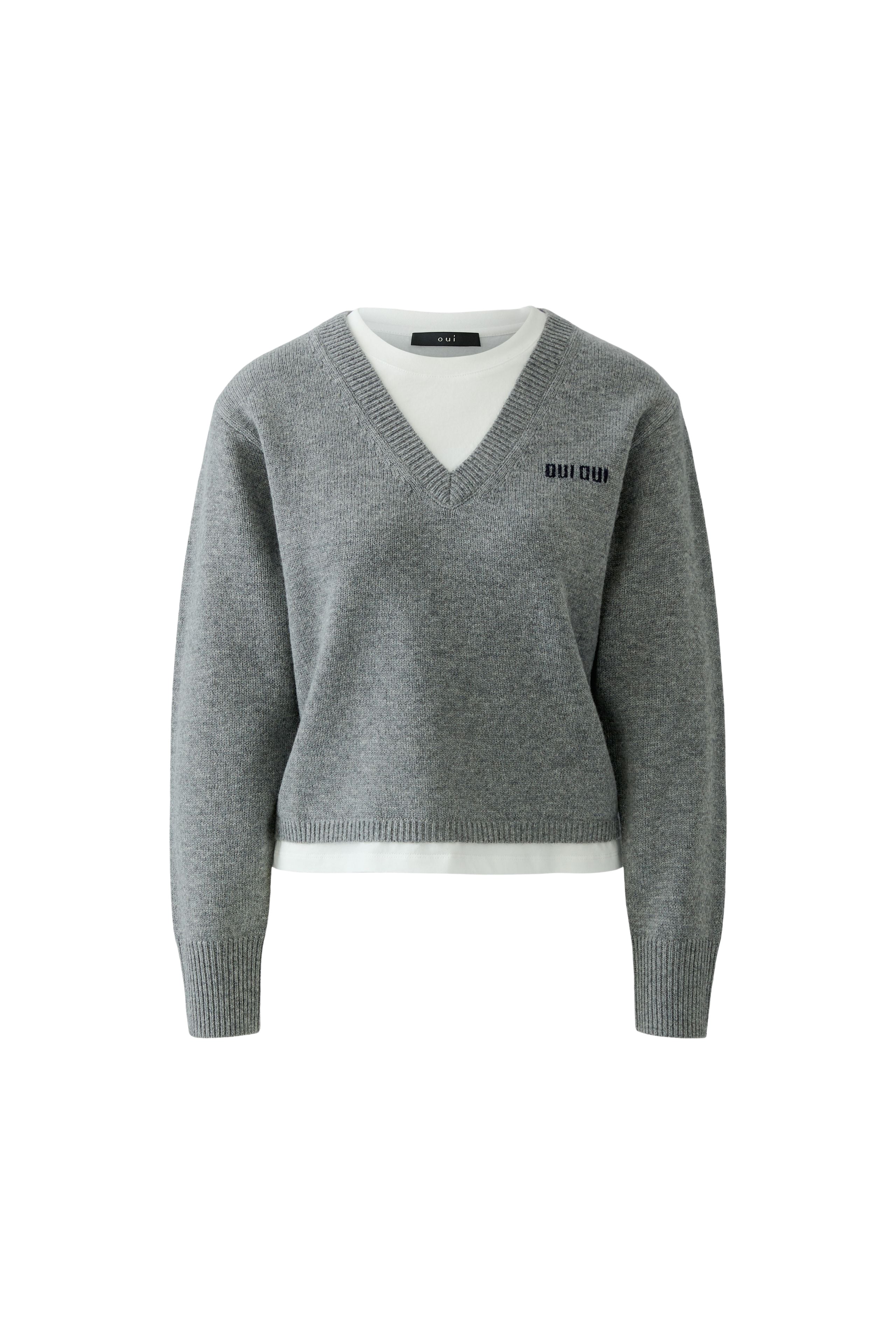 OUI Pullover im Preppy Look