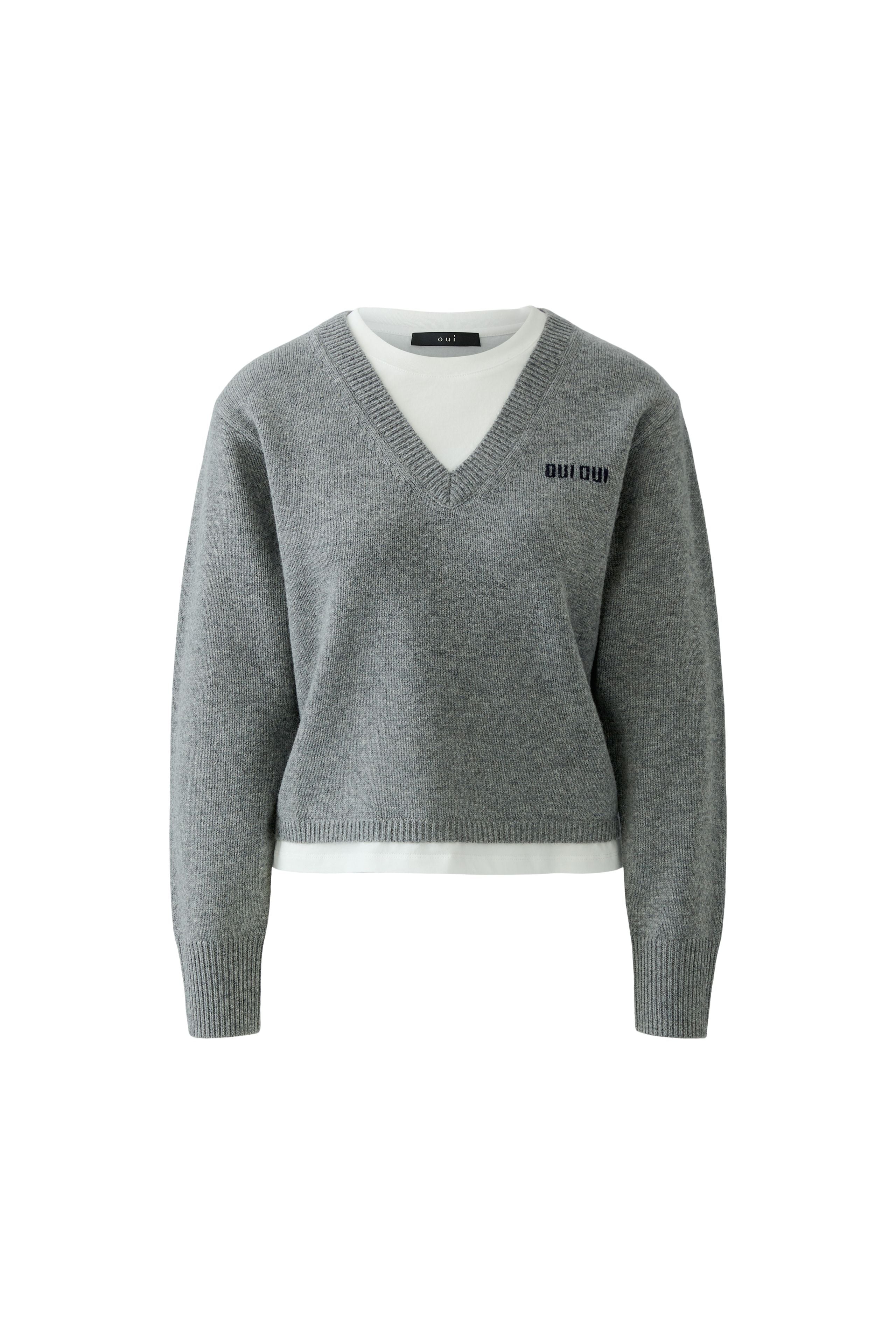 OUI Pullover im Preppy Look