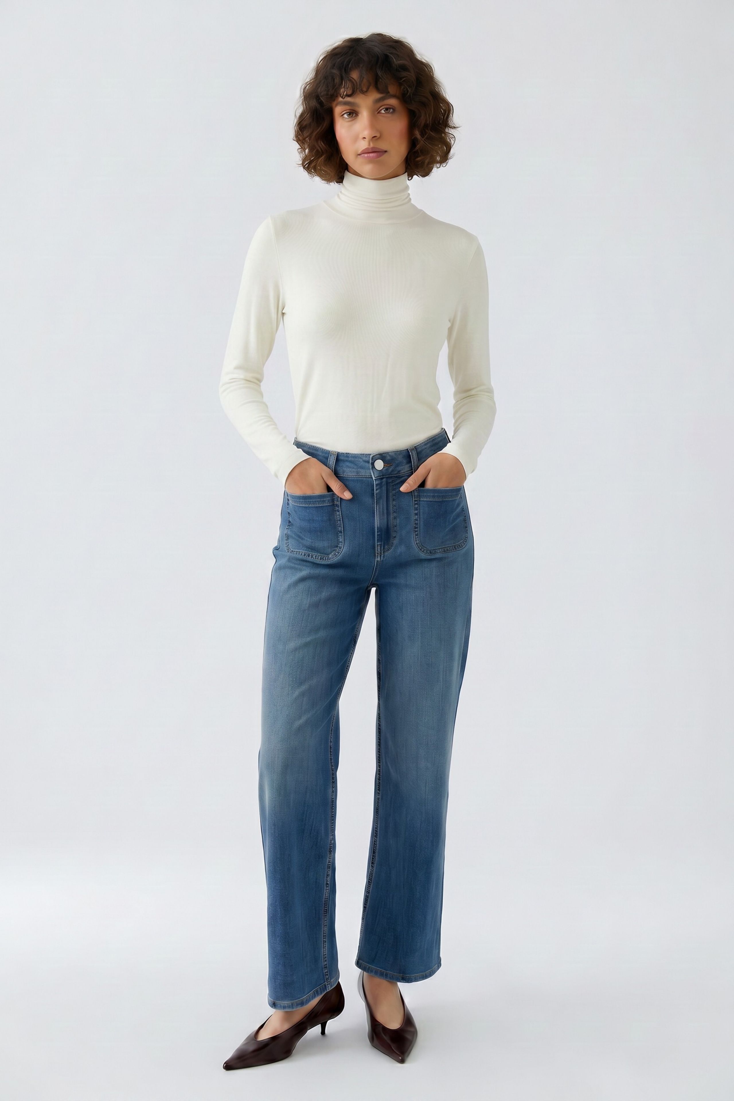 OUI softes Rollkragenshirt