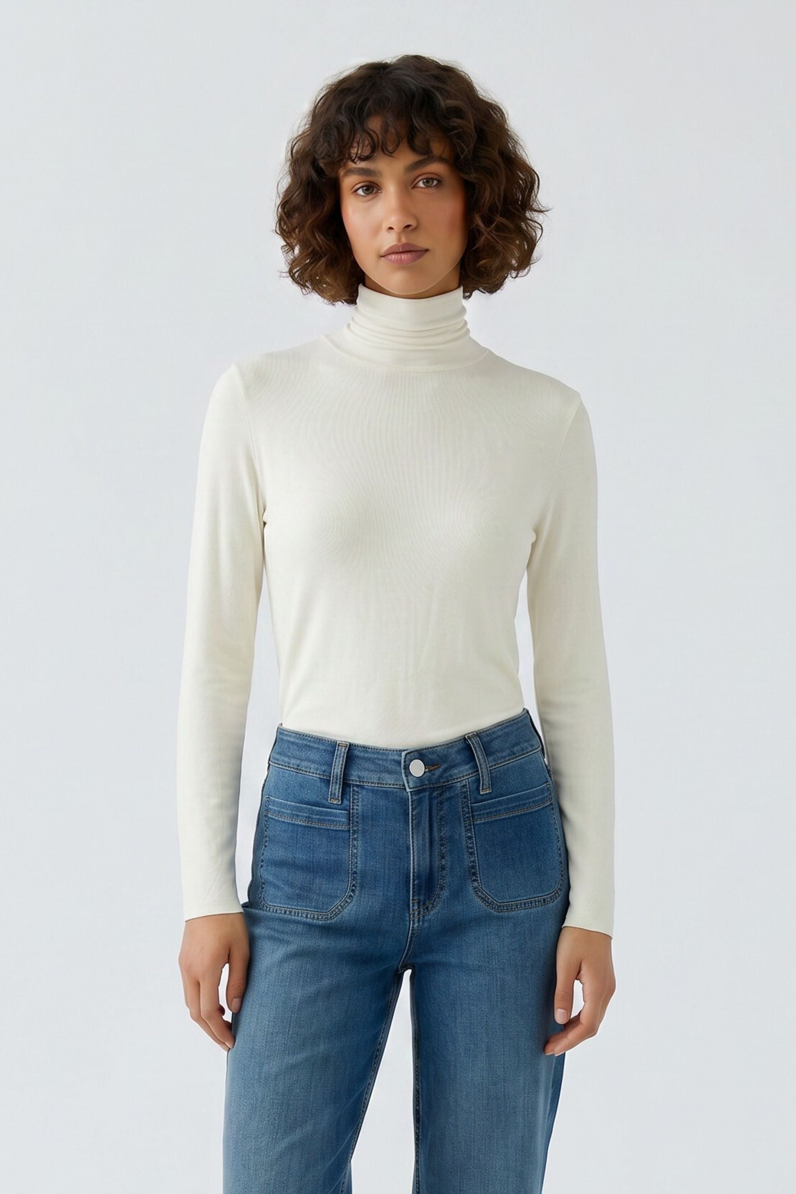 OUI softes Rollkragenshirt