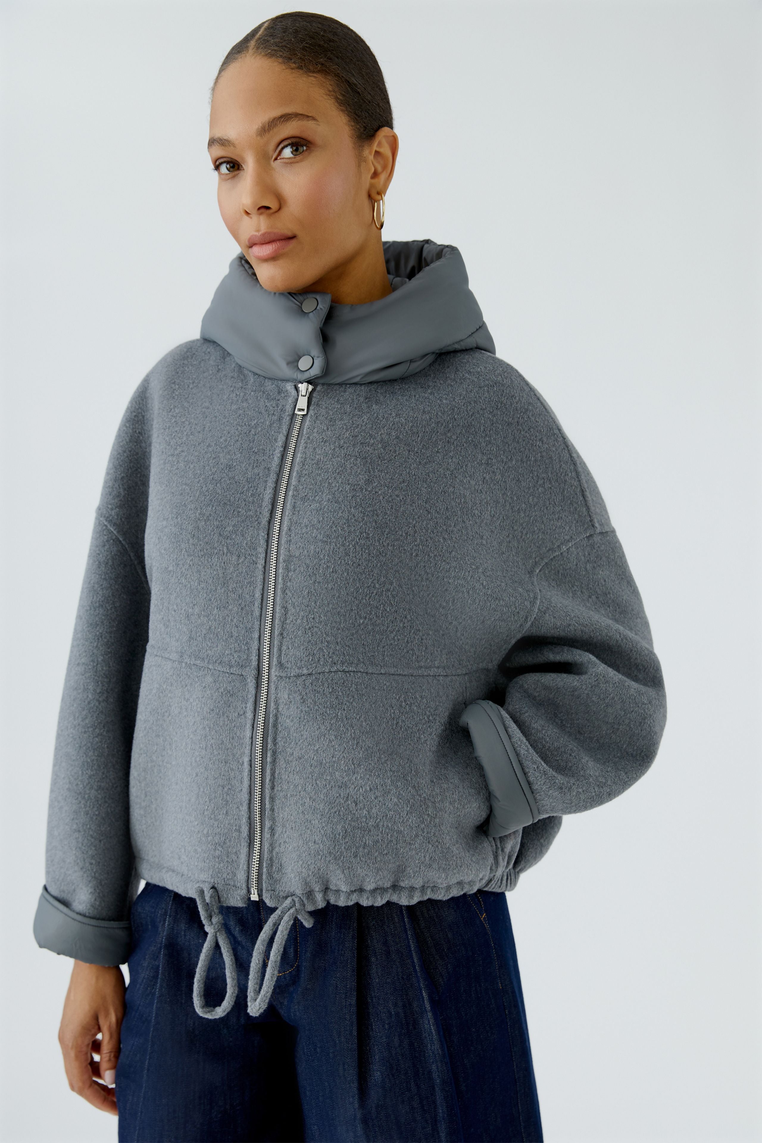 OUI Double Jacke mit überschnittener Schulter