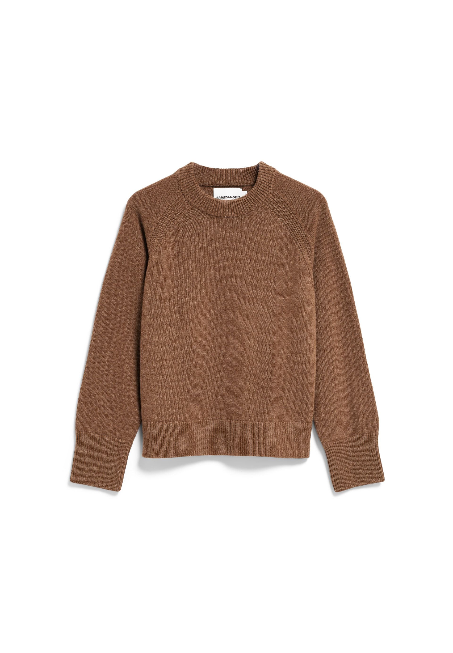Wollstrickpullover aus Bio-Woll Mix