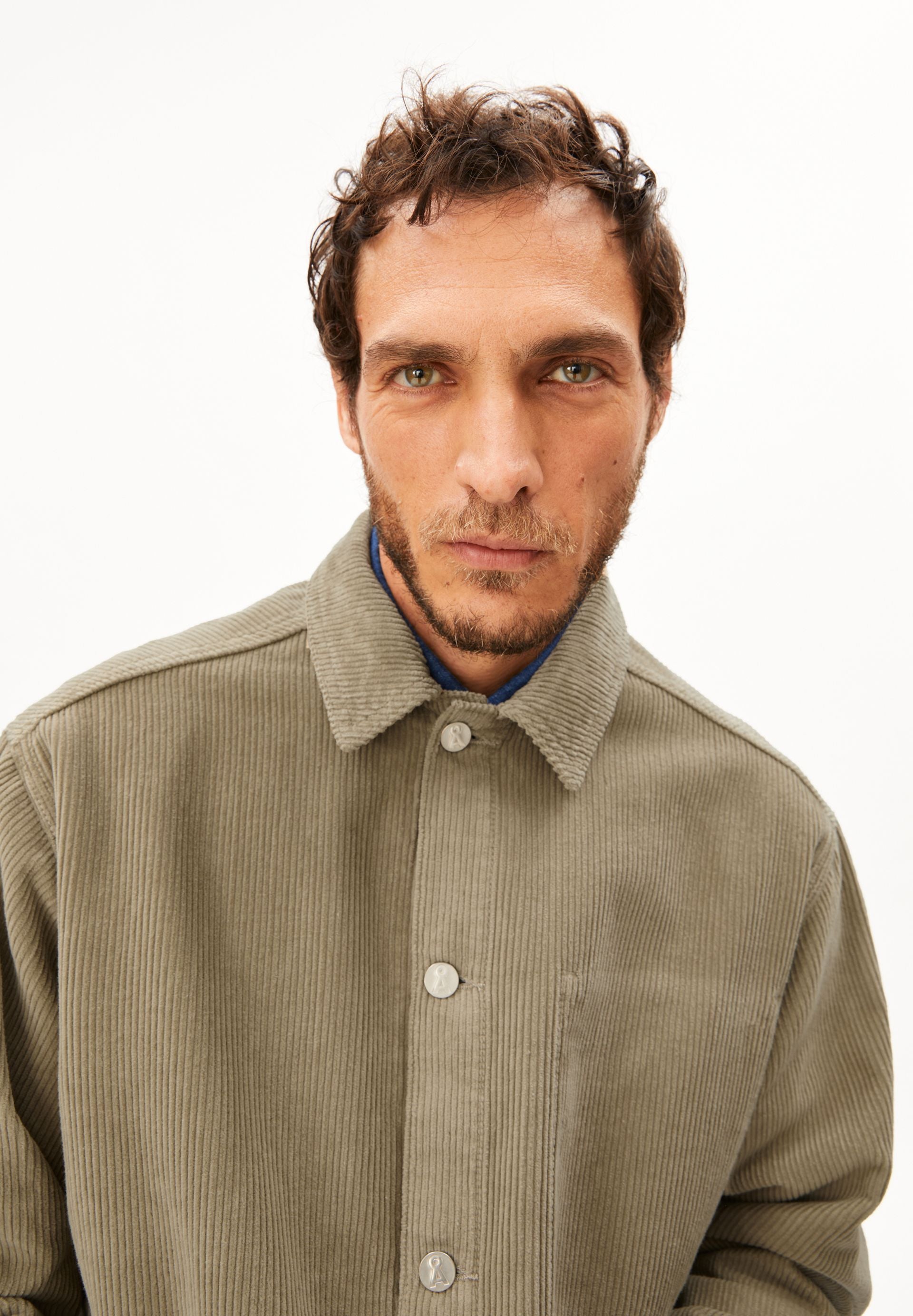 Relaxed Cordjacke aus Bio-Baumwolle