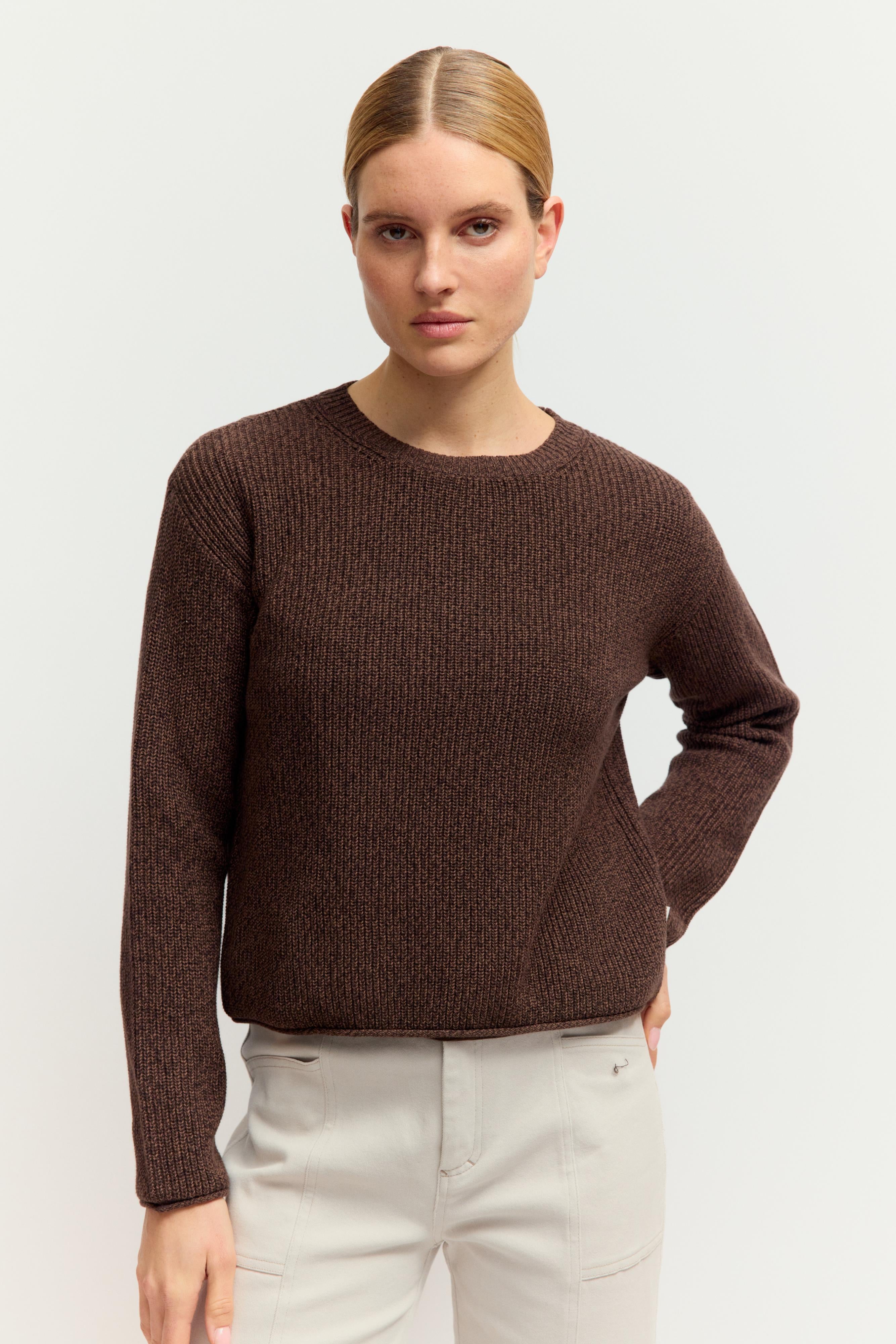 bicolor Sweater knitted