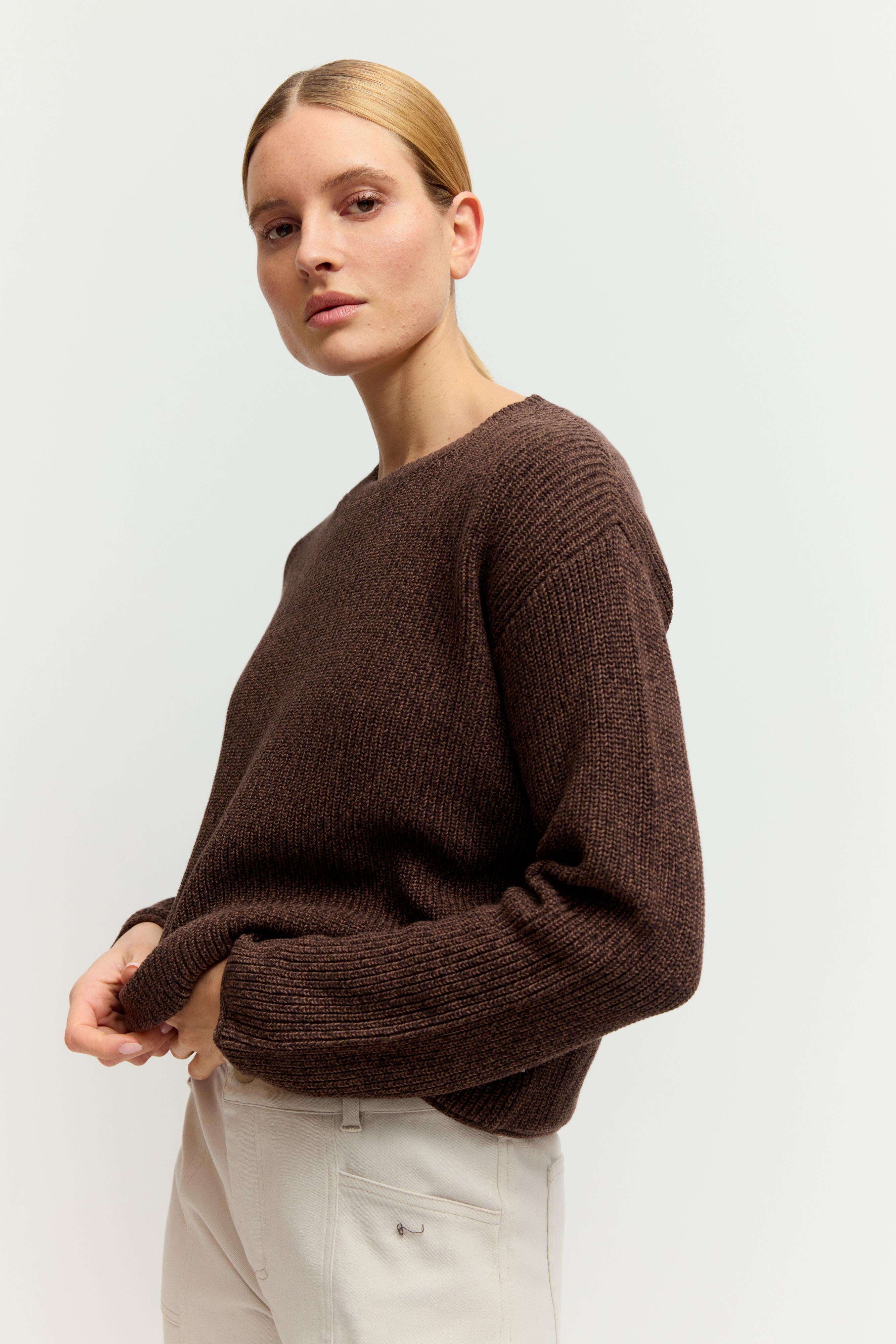 bicolor Sweater knitted