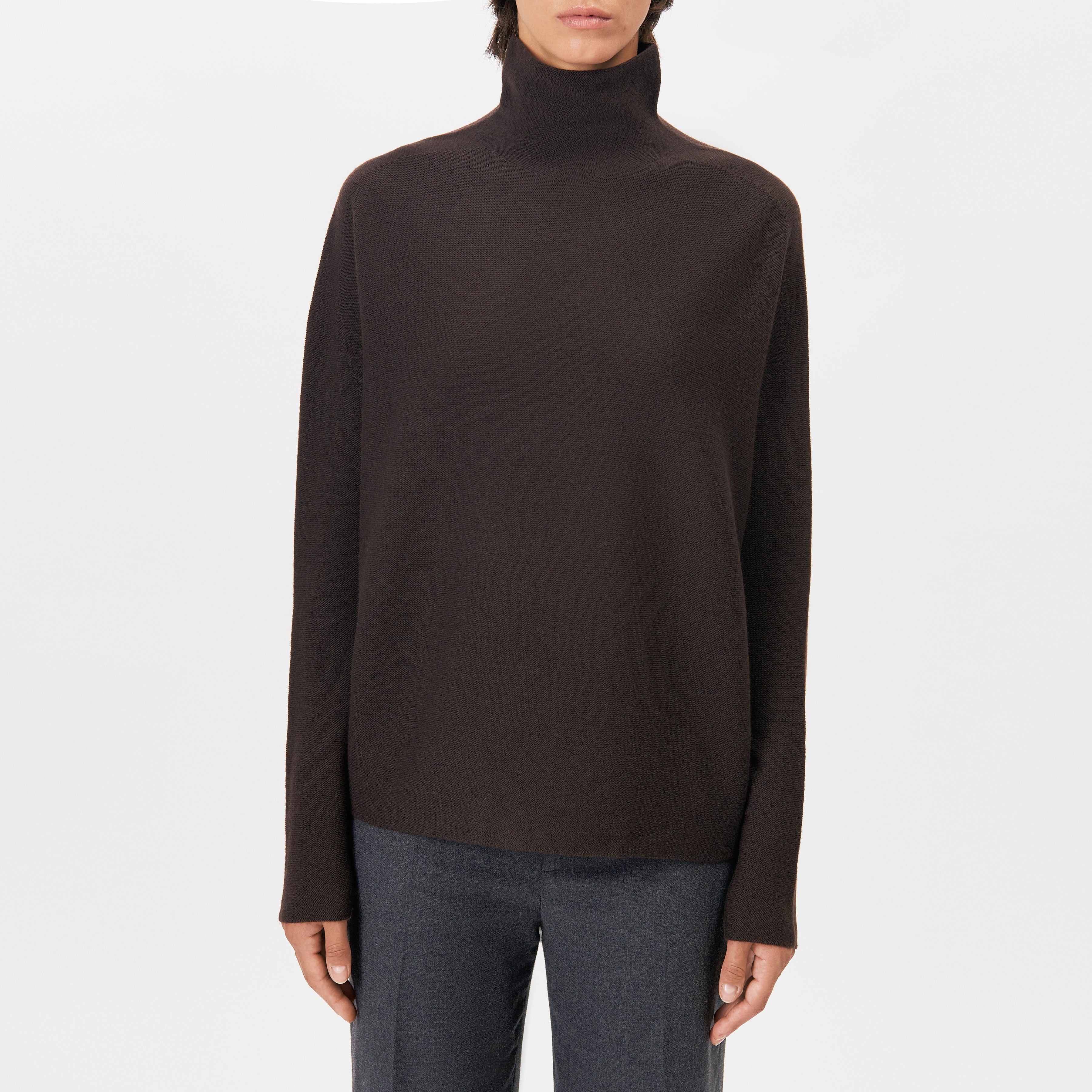 DRYKORN Rollkragenpullover LIORA 10 in Merinowolle