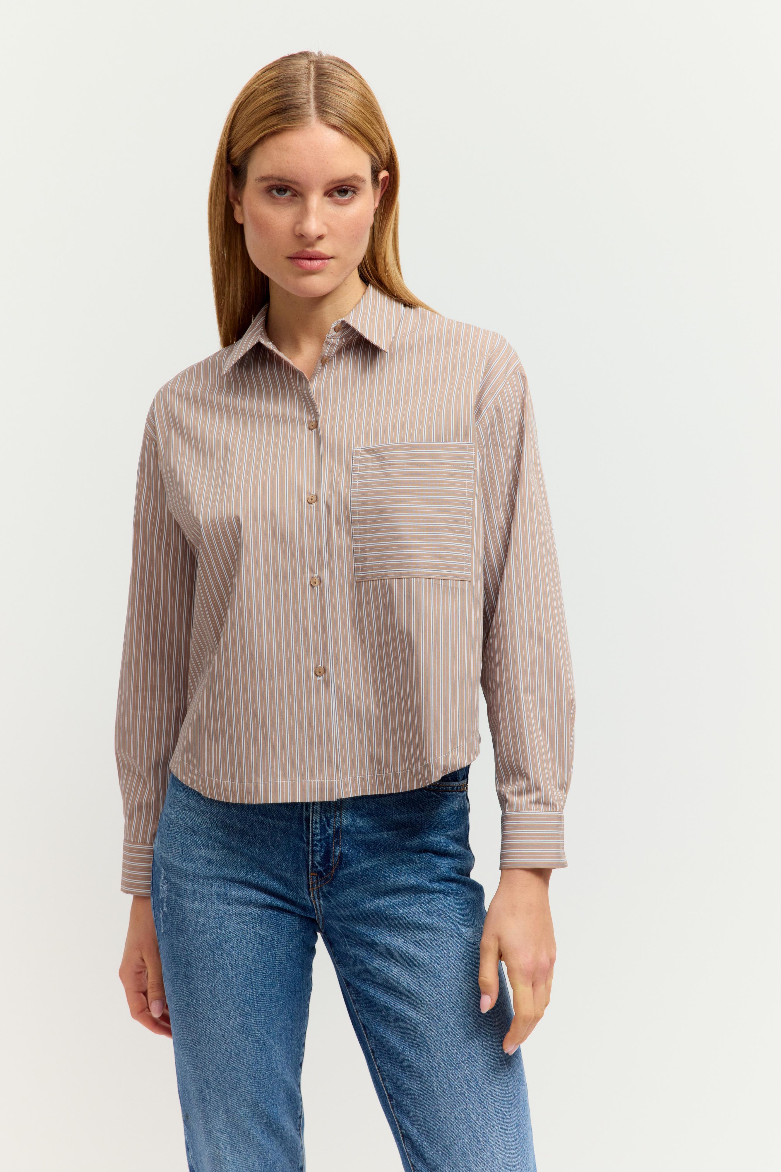 Blouse Poplin striped