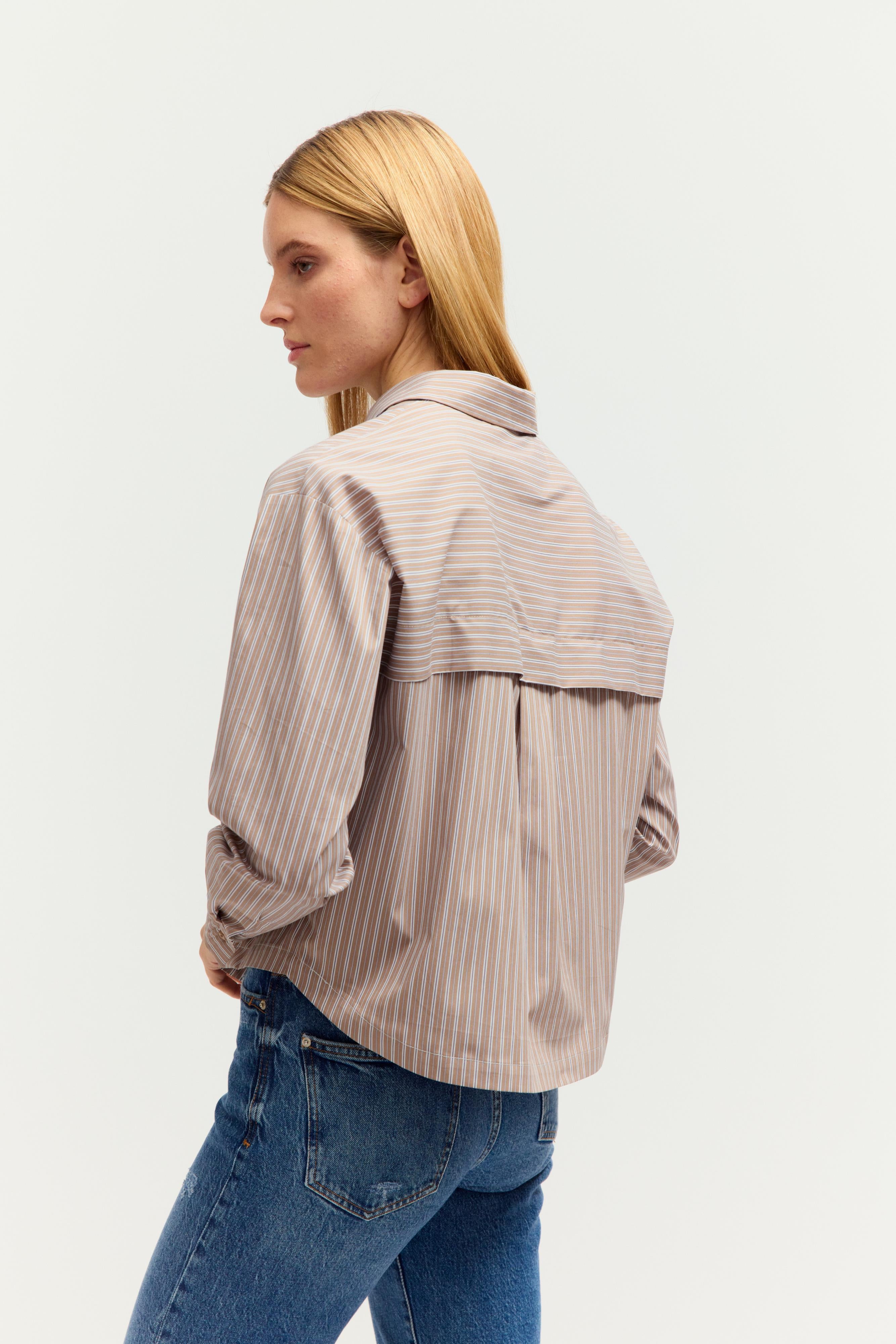 Blouse Poplin striped