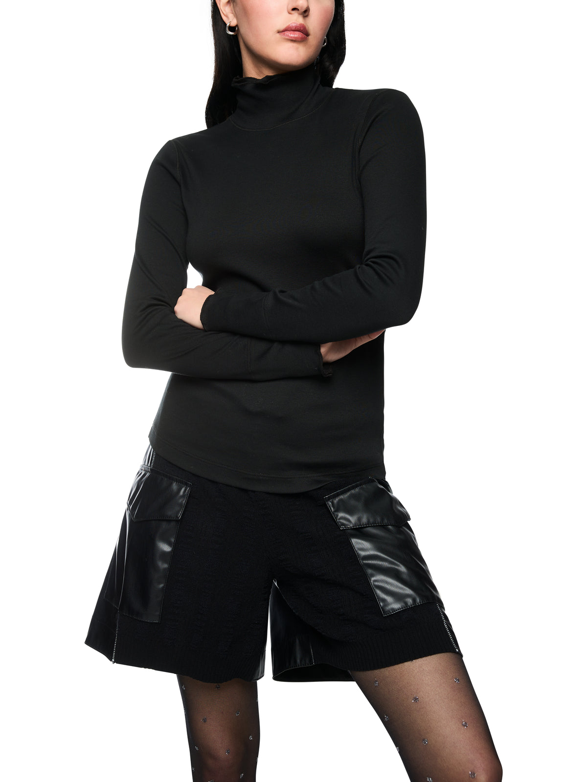 Schmales Rollkragenshirt