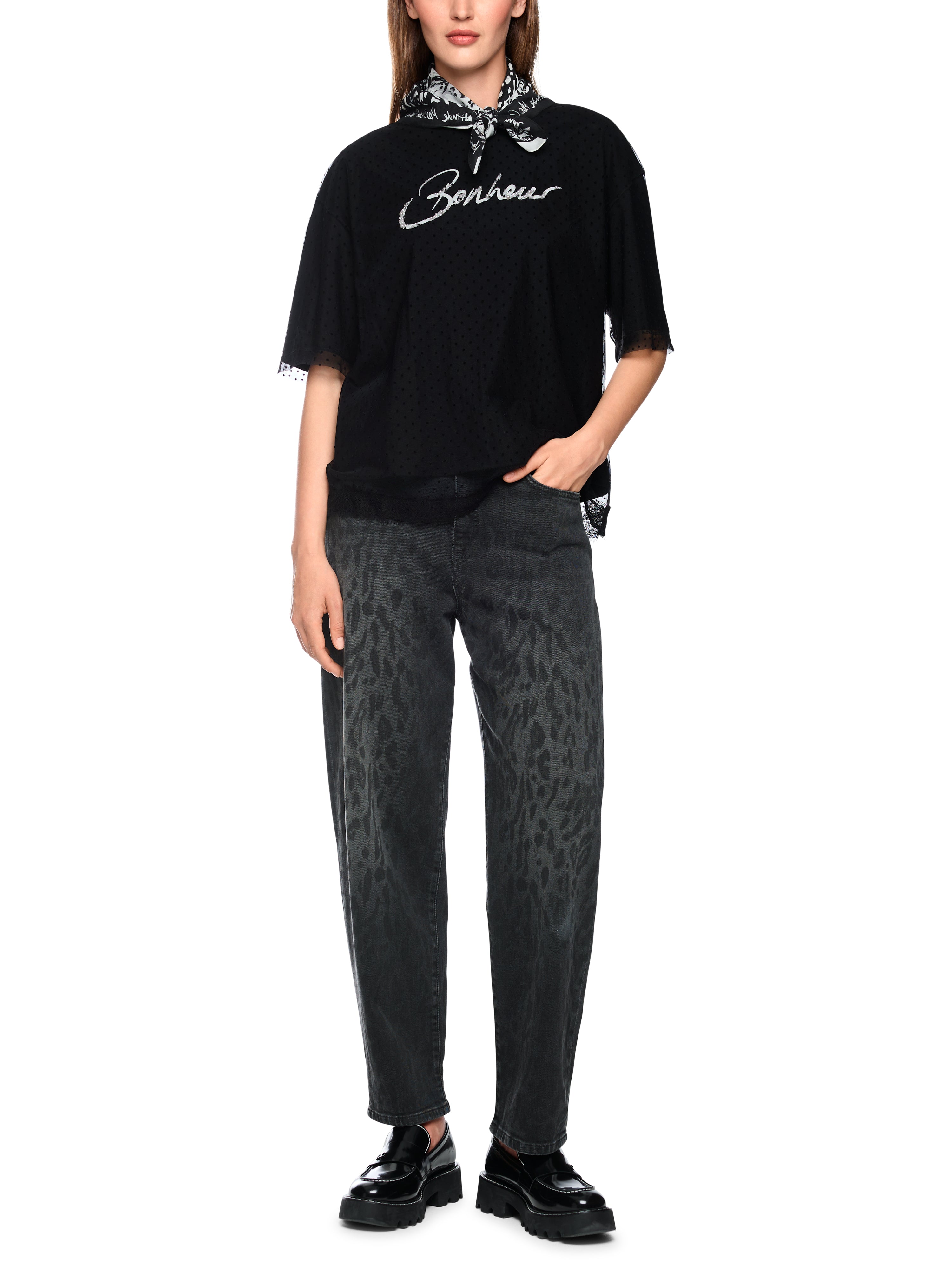 Jeans RUMA mit Leo-Design