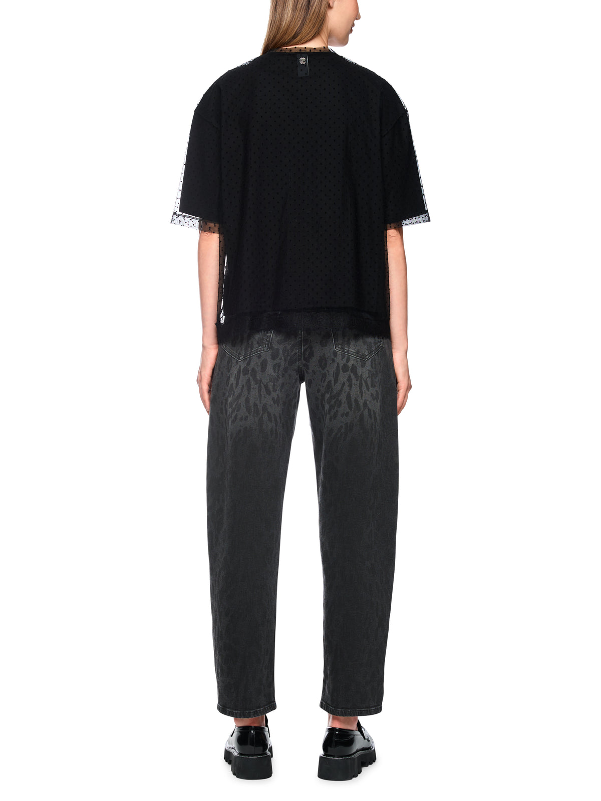 Jeans RUMA mit Leo-Design