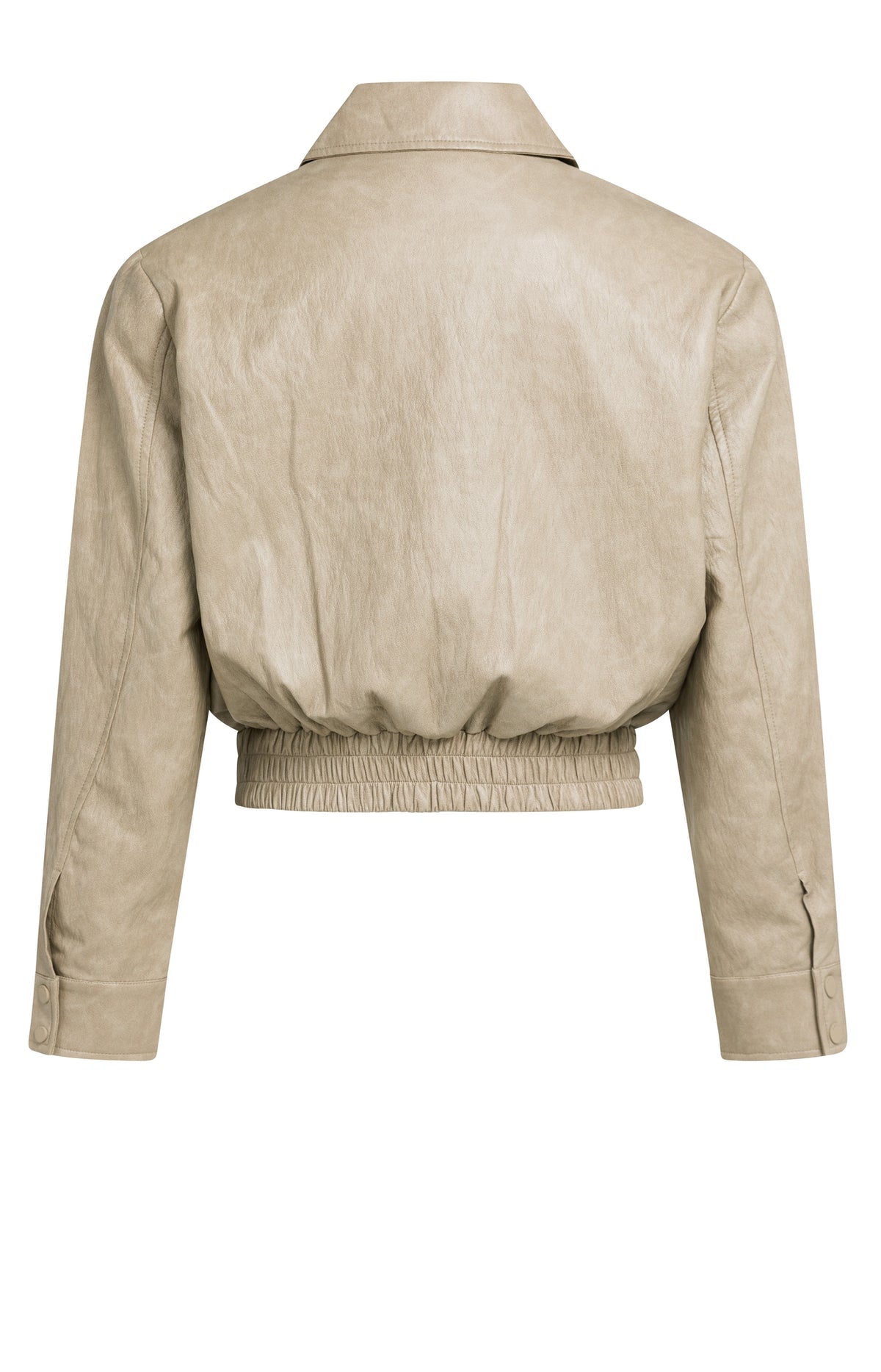 Kurze Jacke aus Kunstleder