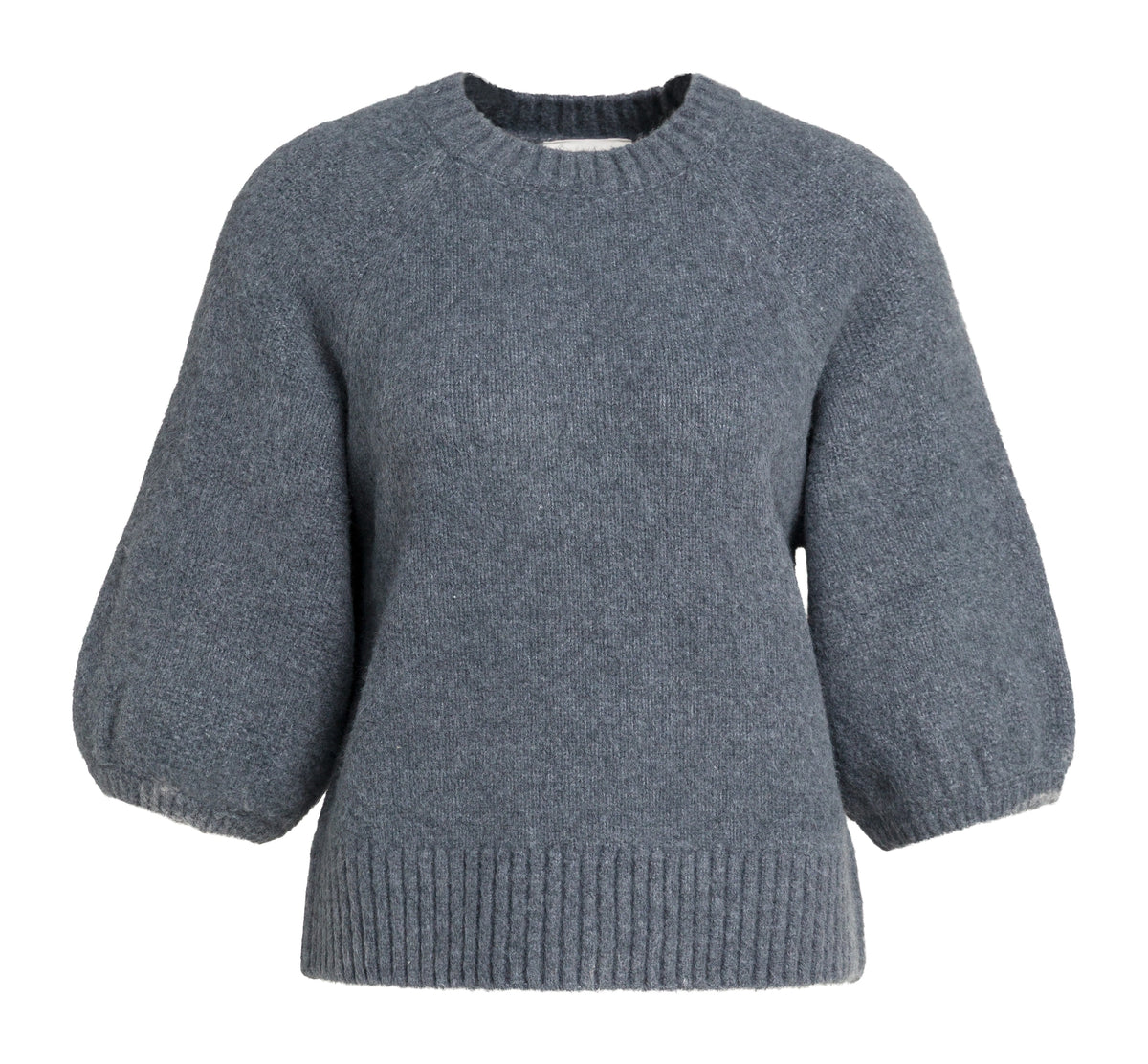 Strickpullover mit Ballonärmeln