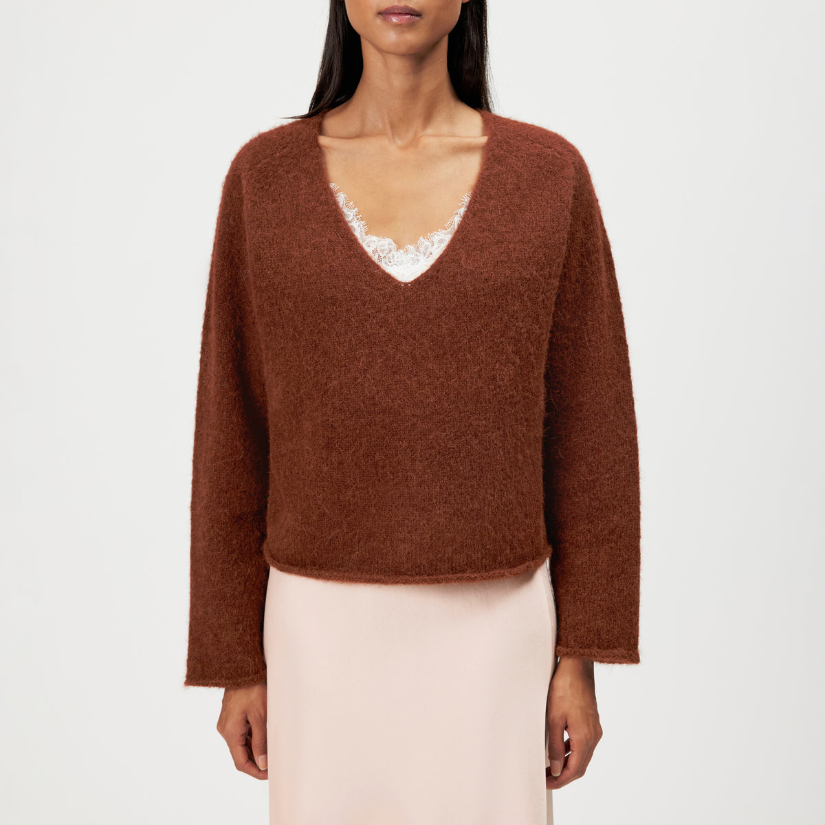 Pullover mit V-Ausschnitt SOMAIJA_2 10