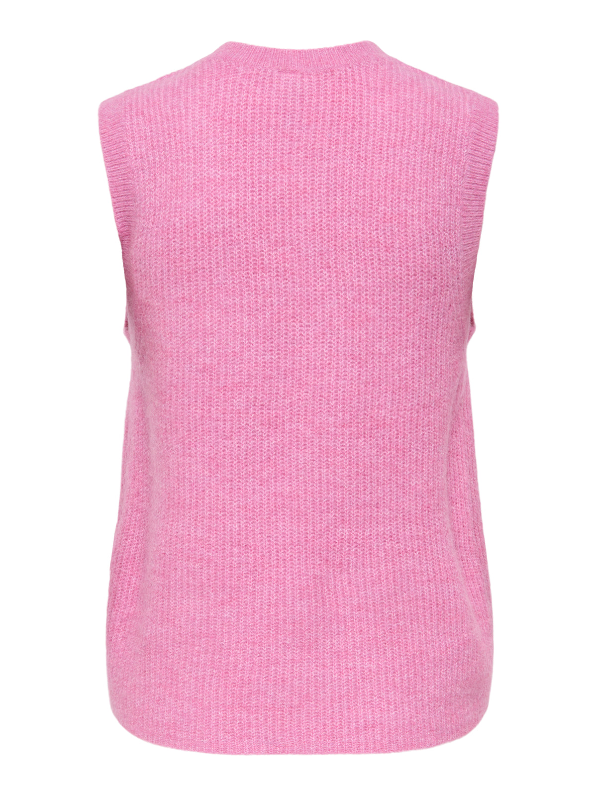 ONLVIGGA SL O-NECK BADGE BUTTON VEST KNT